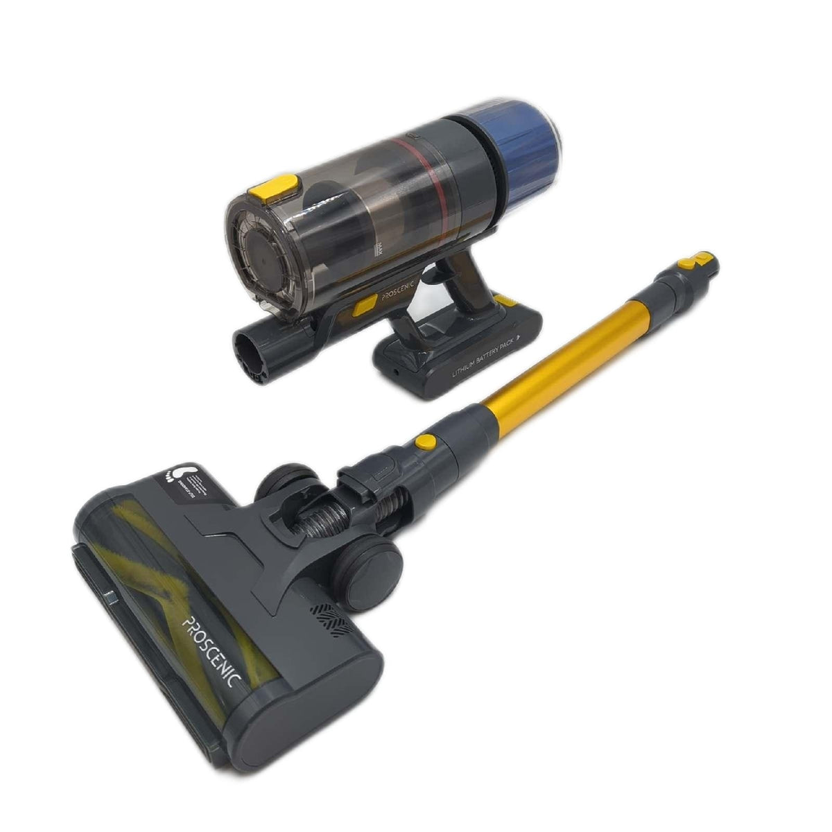 Proscenic P15 Akku Staubsauger 580 W 70 Min Laufzeit 55 kPa kabellos mit Gebrauchsspuren