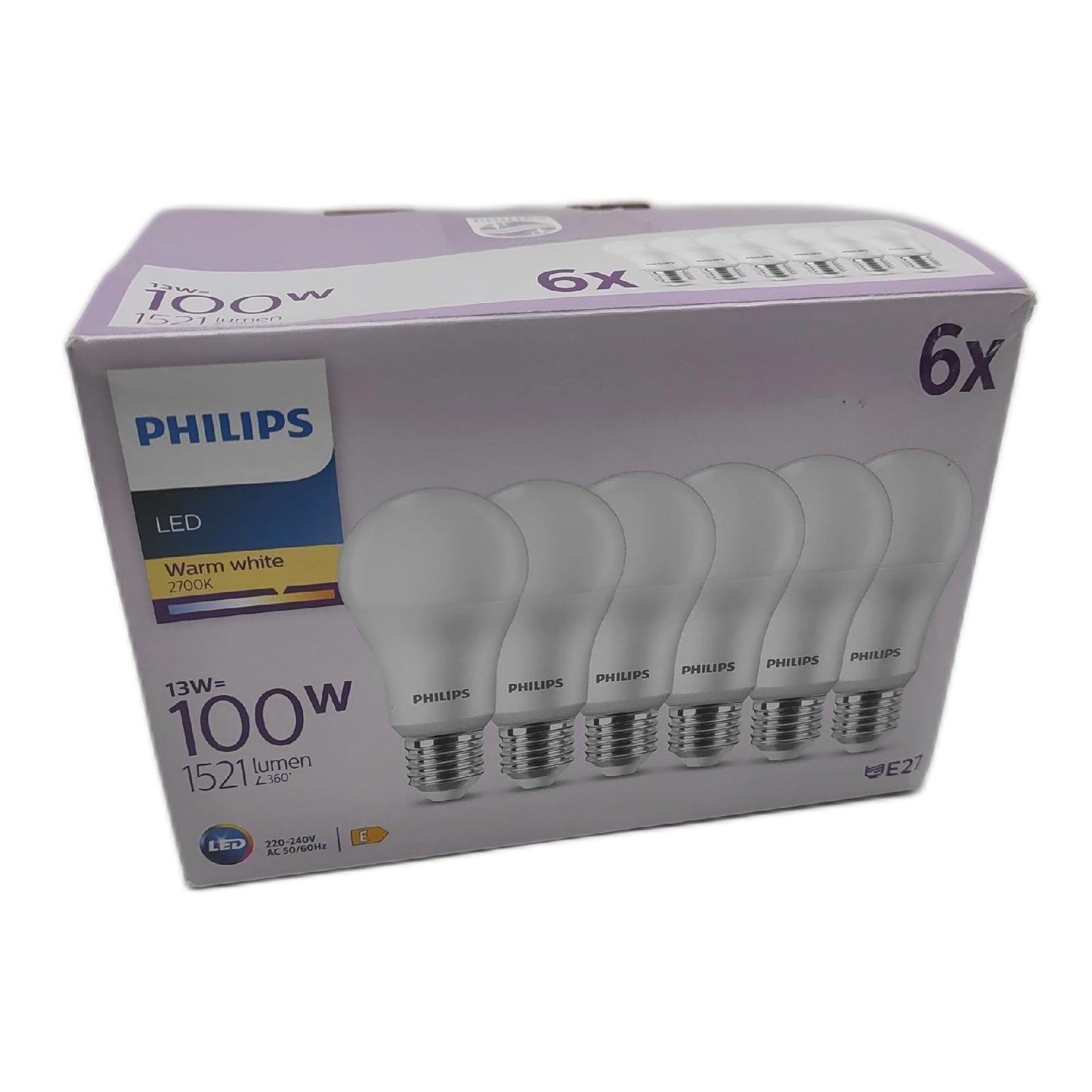 Philips LED Lampe Beleuchtung A60 13W Ersatz 100W E27 Fassung