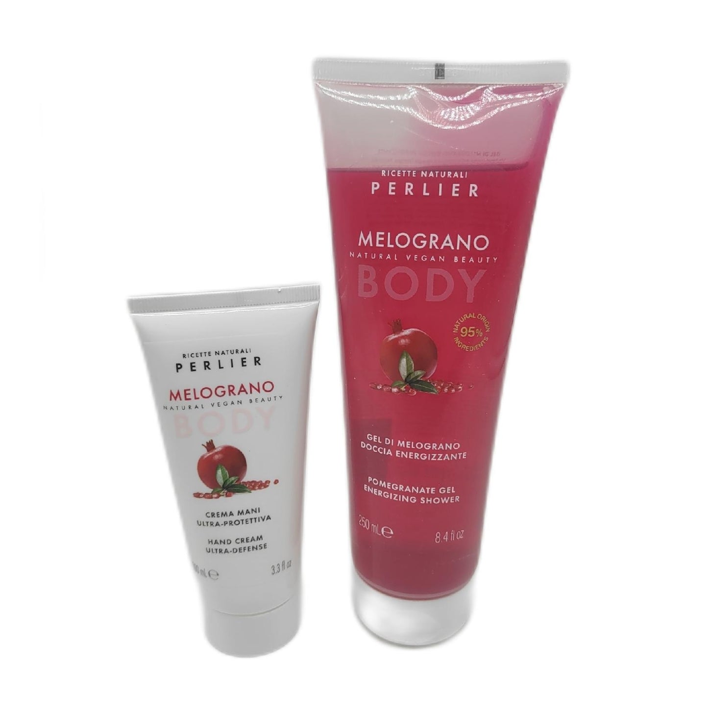 Perlier Geschenkset Körperpflege Geschenkbox Granatapfel Wellnesspflege Duschgel Handcreme