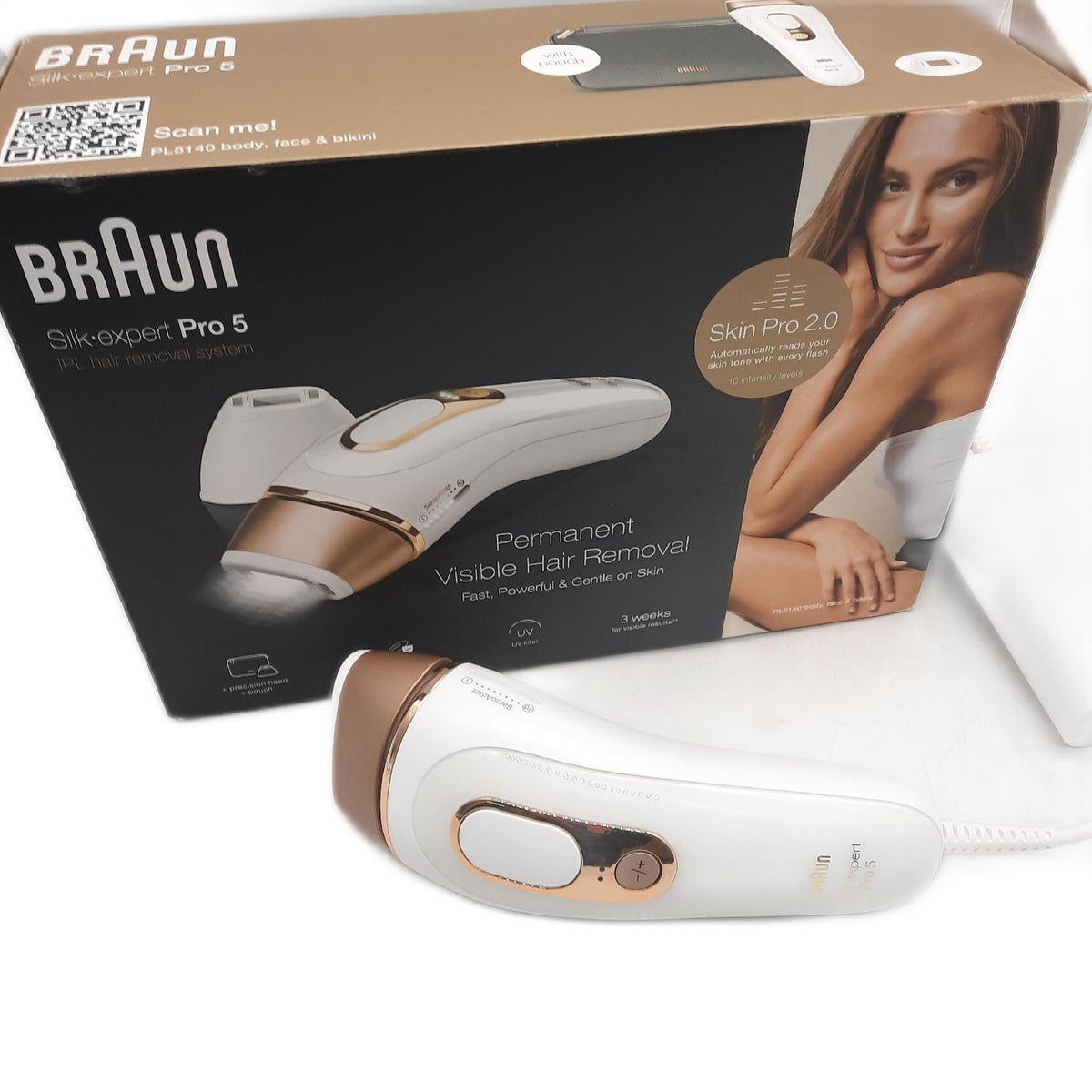 Braun IPL Silk expert Pro 5 Haarentfernung zuhause Blitzroehre defekt