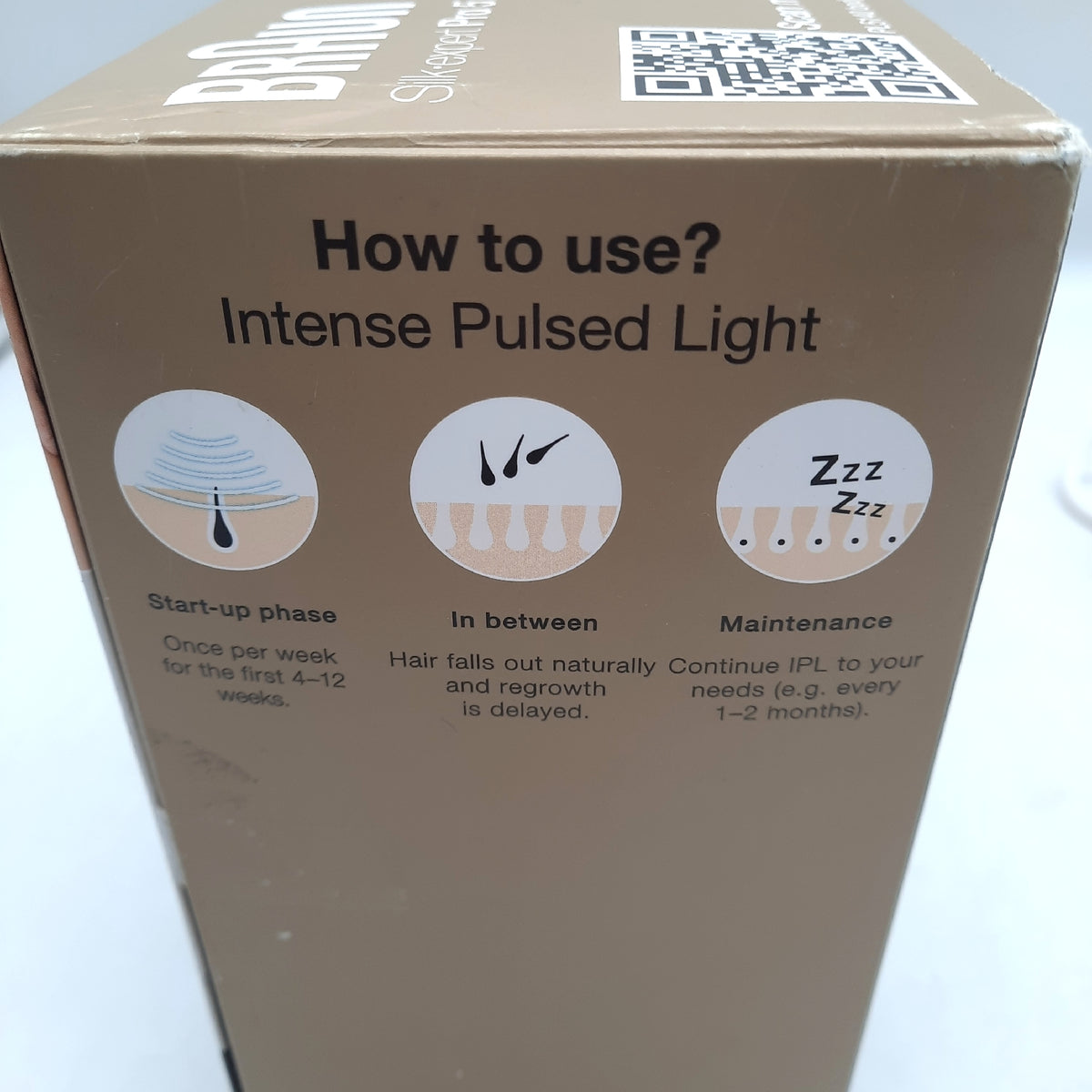 Braun IPL Silk expert Pro 5 Haarentfernung zuhause Blitzroehre defekt