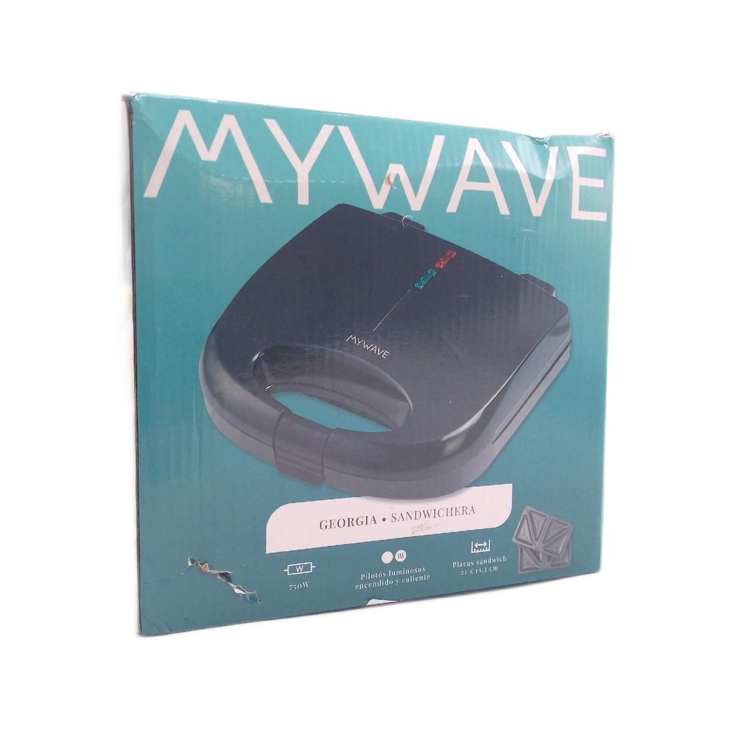My Wave Sandwichmaker Küchengerät 750 Watt Leistung vielseitig und einfach zu bedienen für alle Lebensmittel
