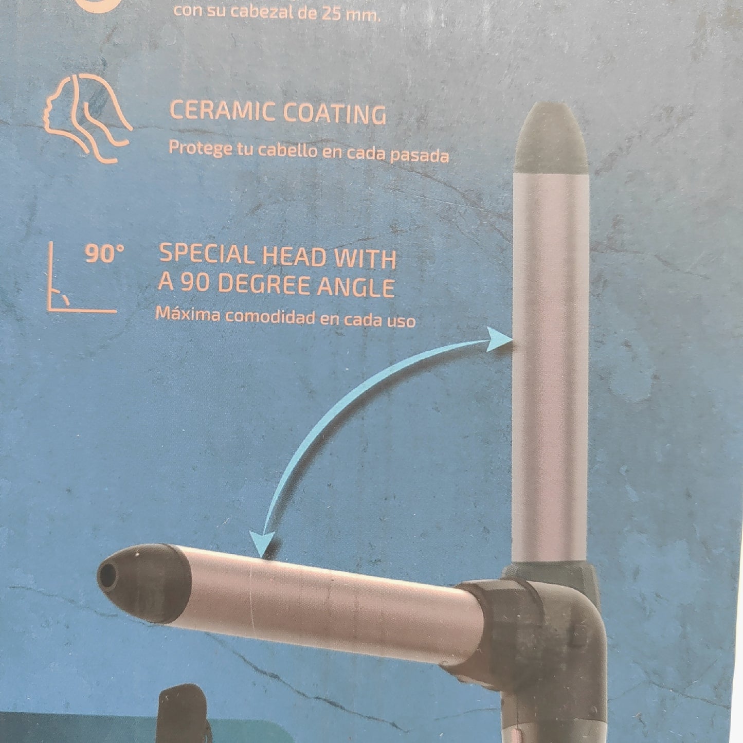 Cecotec Handbetriebener Lockenstab SurfCare TwistWaves 43W Lockenwickler 25 mm
