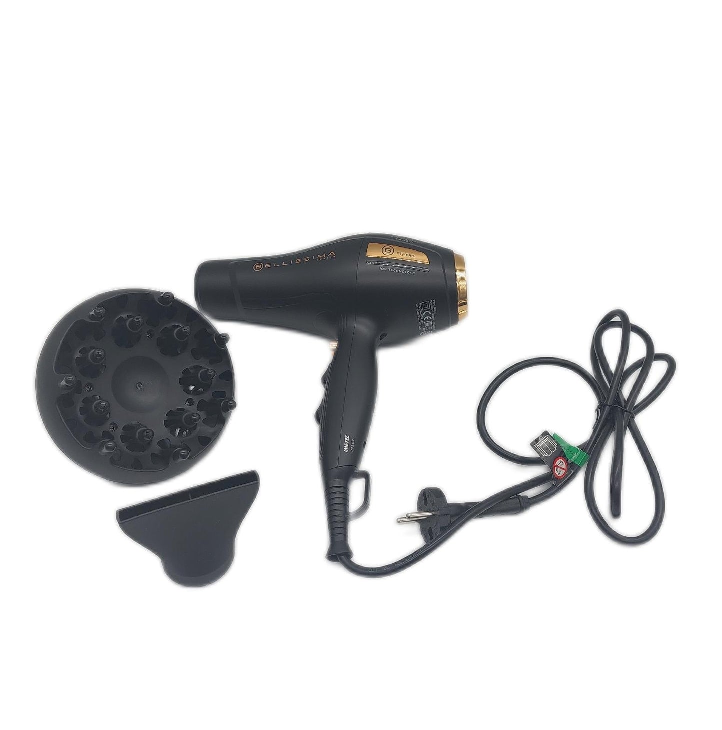 Imetec Bellissima My Pro P3 3400 Haartrockner mit professionellem AC-Motor Haar (50,45)