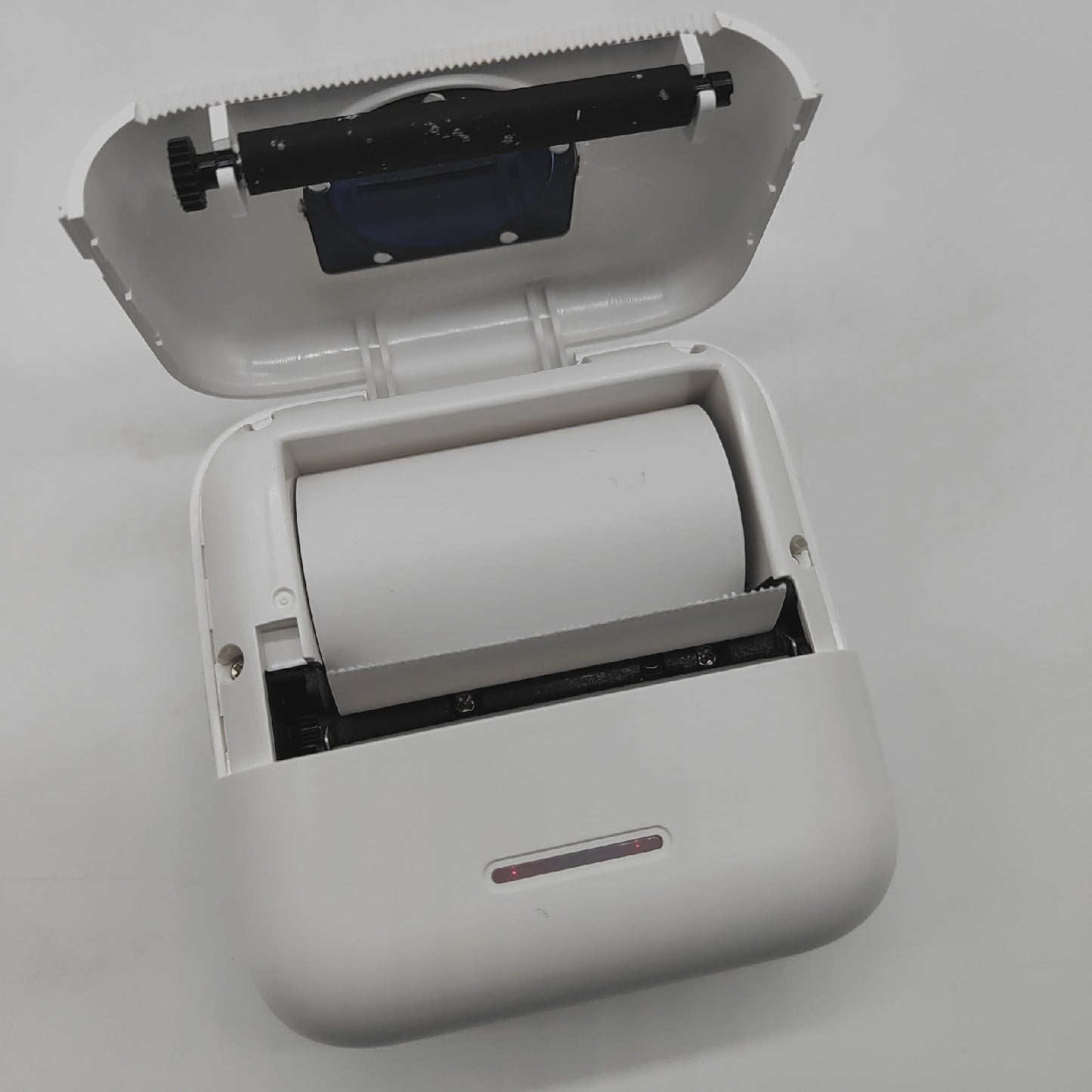 NK Tragbarer Fotodrucker Mini Thermodrucker kabellos gebraucht Papierrolle nicht voll