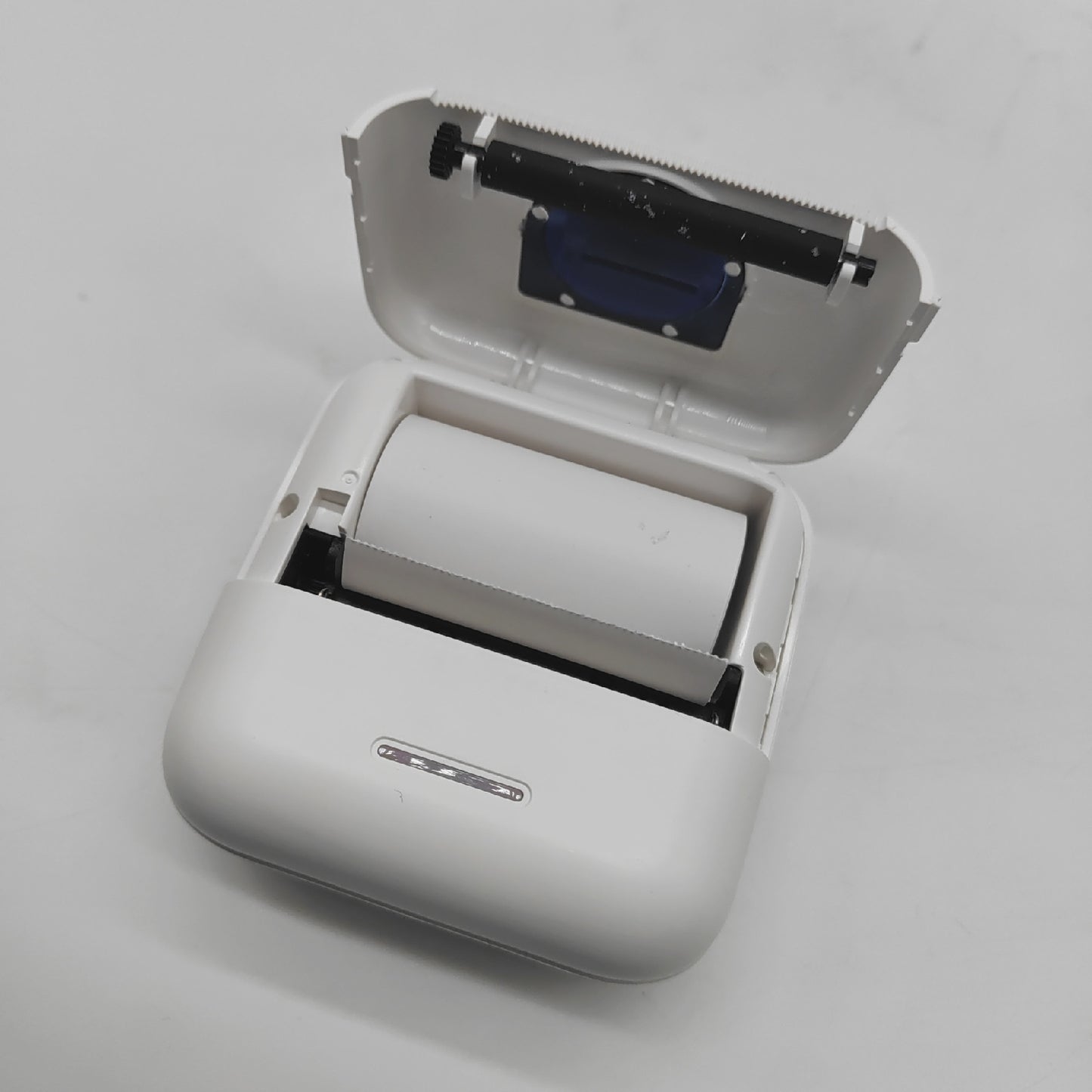 NK Tragbarer Fotodrucker Mini Thermodrucker kabellos gebraucht Papierrolle nicht voll