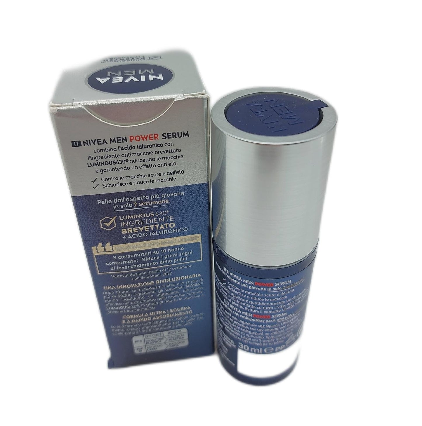 NIVEA MEN Anti Falten Gesichtsserum Gesichtspflege Herren Anti Age Power Serum Pflege