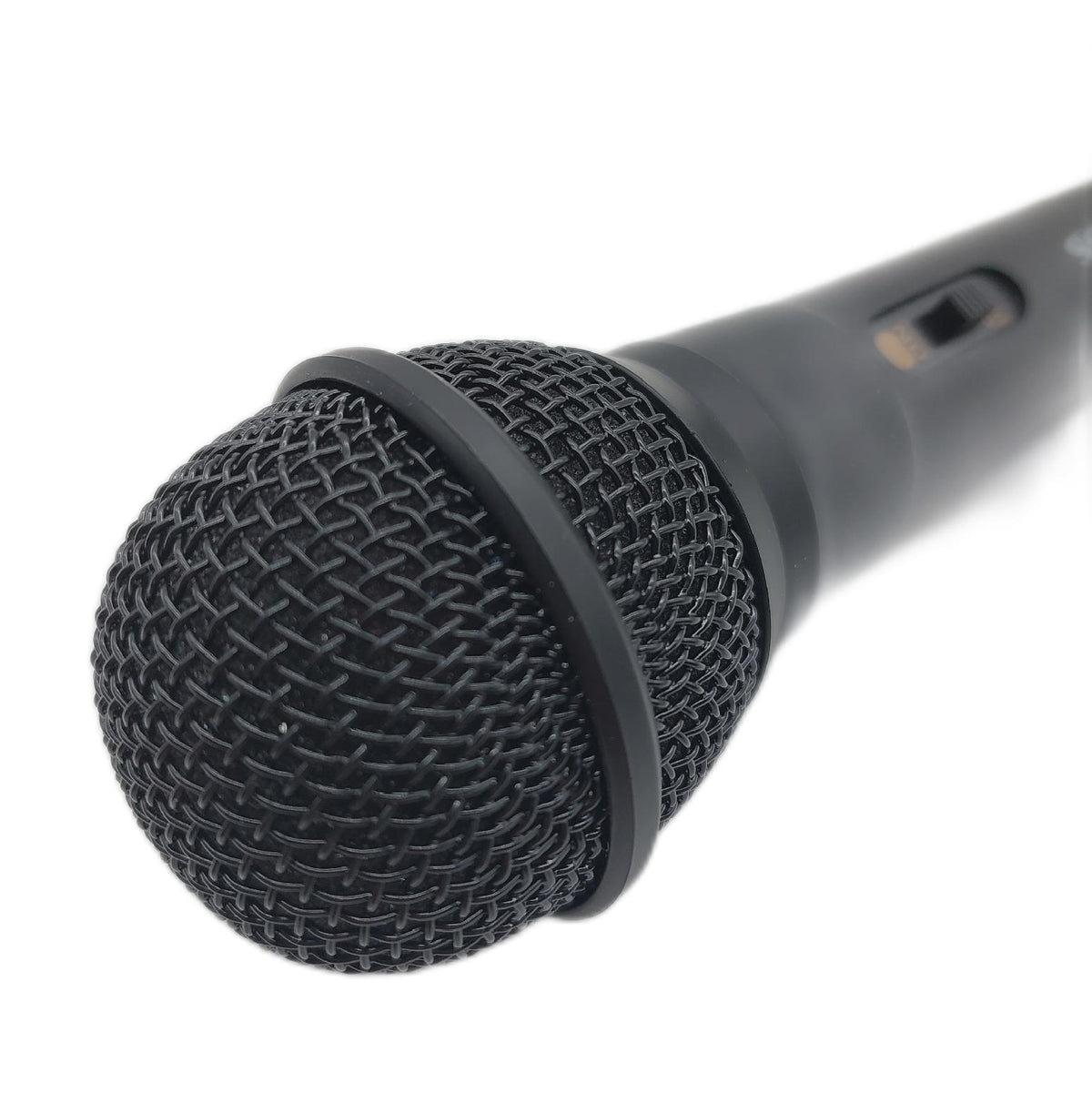 NGS SINGER FIRE Dynamisches Mikrofon mit 3 Meter Kabel Klinkenanschluss und Ein Aus Taste