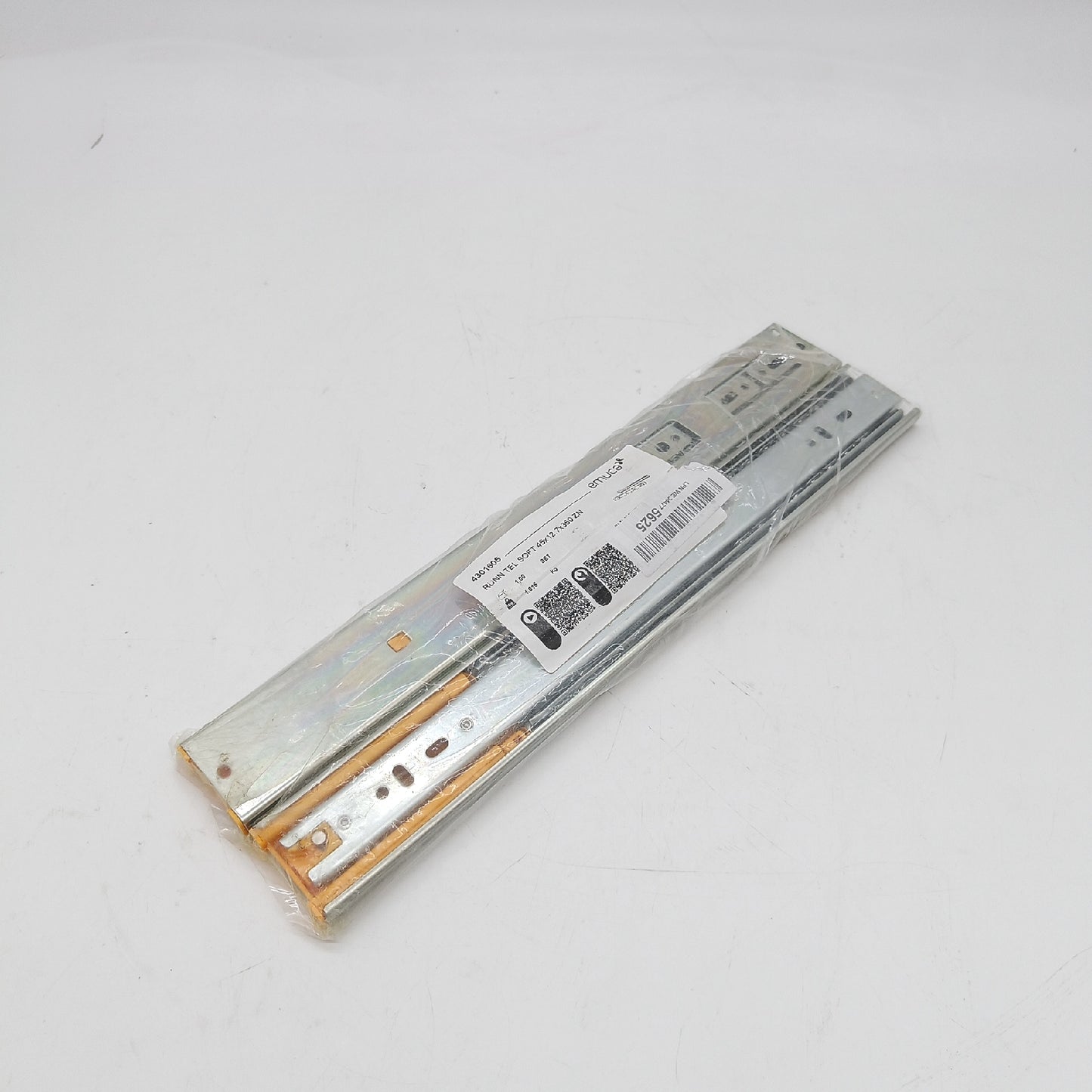 Emuca Schubladenführungen Zubehör Möbelbau 45 mm x 350 mm mit Kugell