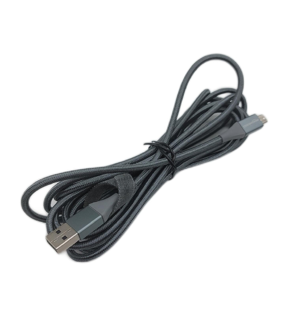 Amazon Basics USB Kabel Kabel Verbindung 3 Meter langlebig robust Nylon Dunkelgrau