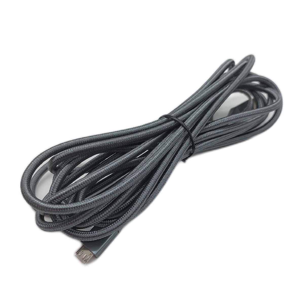 Amazon Basics USB Kabel Kabel Verbindung 3 Meter langlebig robust Nylon Dunkelgrau