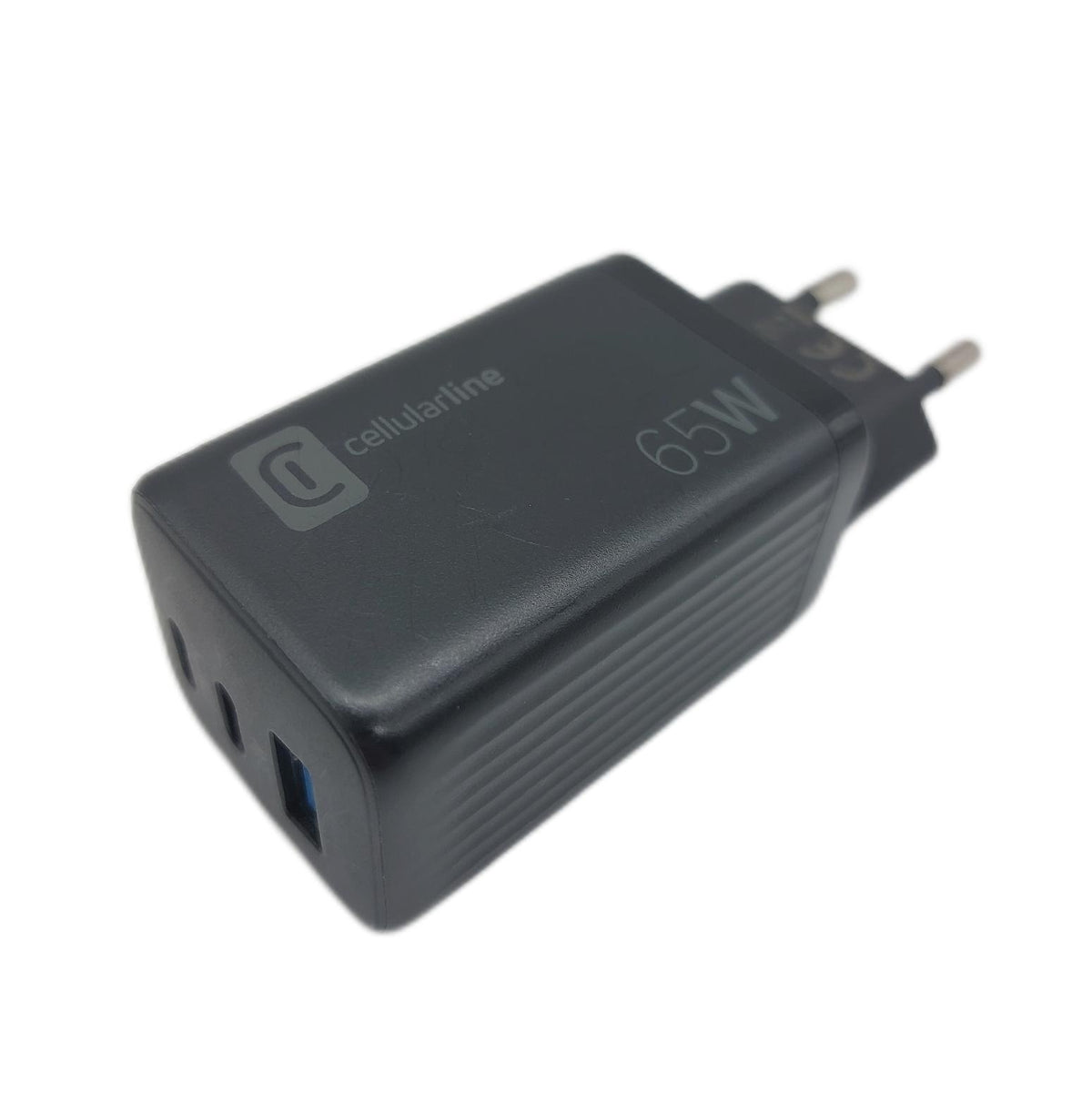 Cellularline Ladegerät Netzladegeräte Multipower Micro Schnellladen 65W leistungsstark effizient