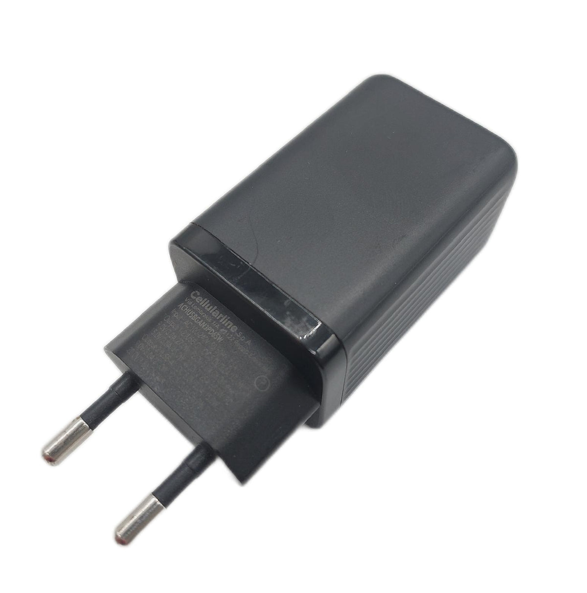 Cellularline Ladegerät Netzladegeräte Multipower Micro Schnellladen 65W leistungsstark effizient