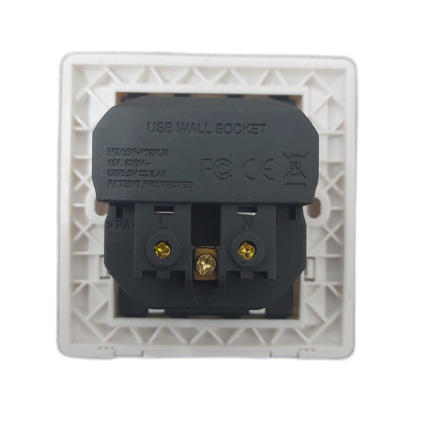 A V Steckdose Steckdosenleiste Haushaltstechnik Base Nano USB 24 Ampere Weiß