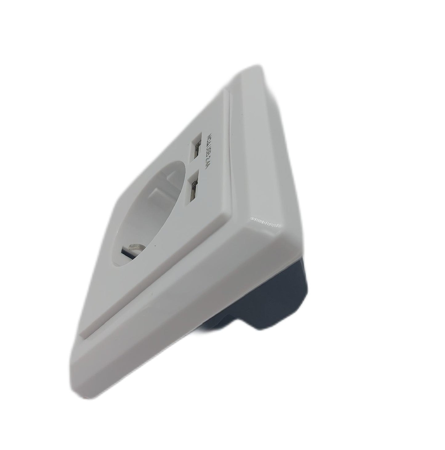 A V Steckdose Steckdosenleiste Haushaltstechnik Base Nano USB 24 Ampere Weiß