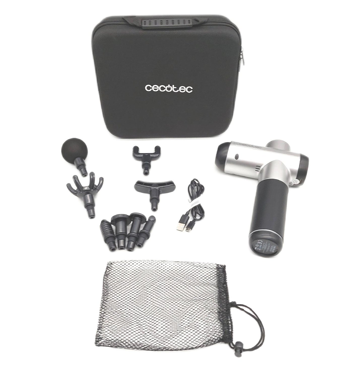 Cecotec Muskelmassagegerät Massagegeräte Gesundheit SkinCare Massage Full Body M 8 Aufsatz ES