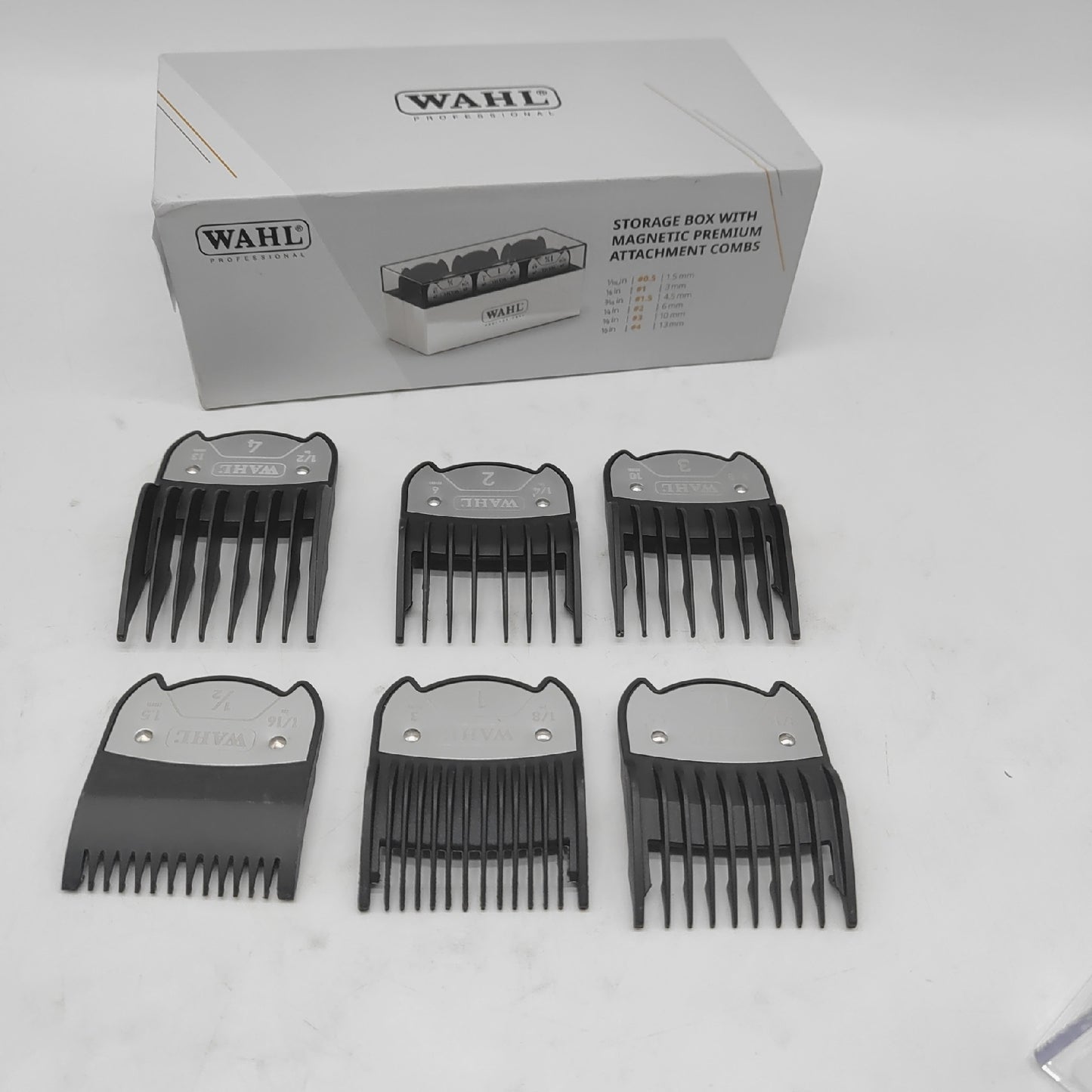 WAHL Haarschneidekämme Zubehör Premium Magnetic Attachm t Kämme in verschiedenen Größen für