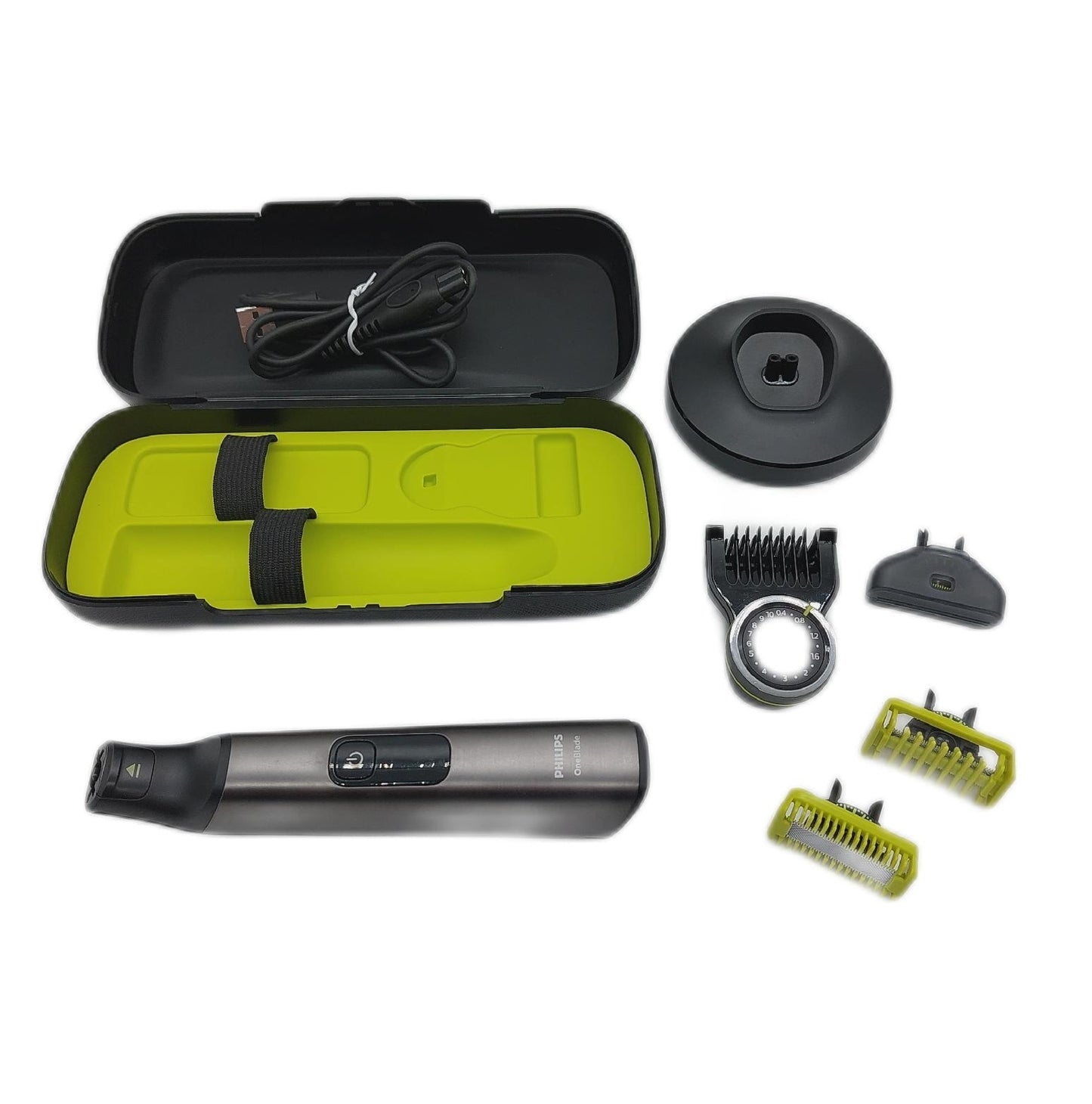 Philips Rasierer Herrenpflege OneBlade Pro 360 Präzision Bartpflege Trimmer für Herren