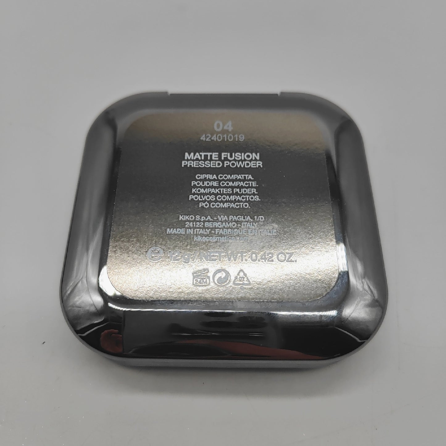 KIKO Milano Kompaktpuder Gesicht Matte Fusion 04 Mattes Finish Make Up Puder
