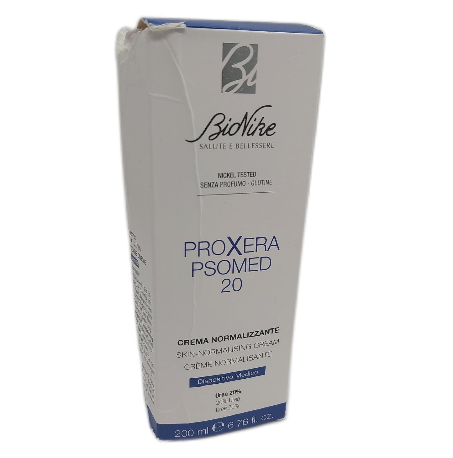 Bionike Proxera Normalisierende Körpercreme mit 20% Urea für Haut und Kopfhaut