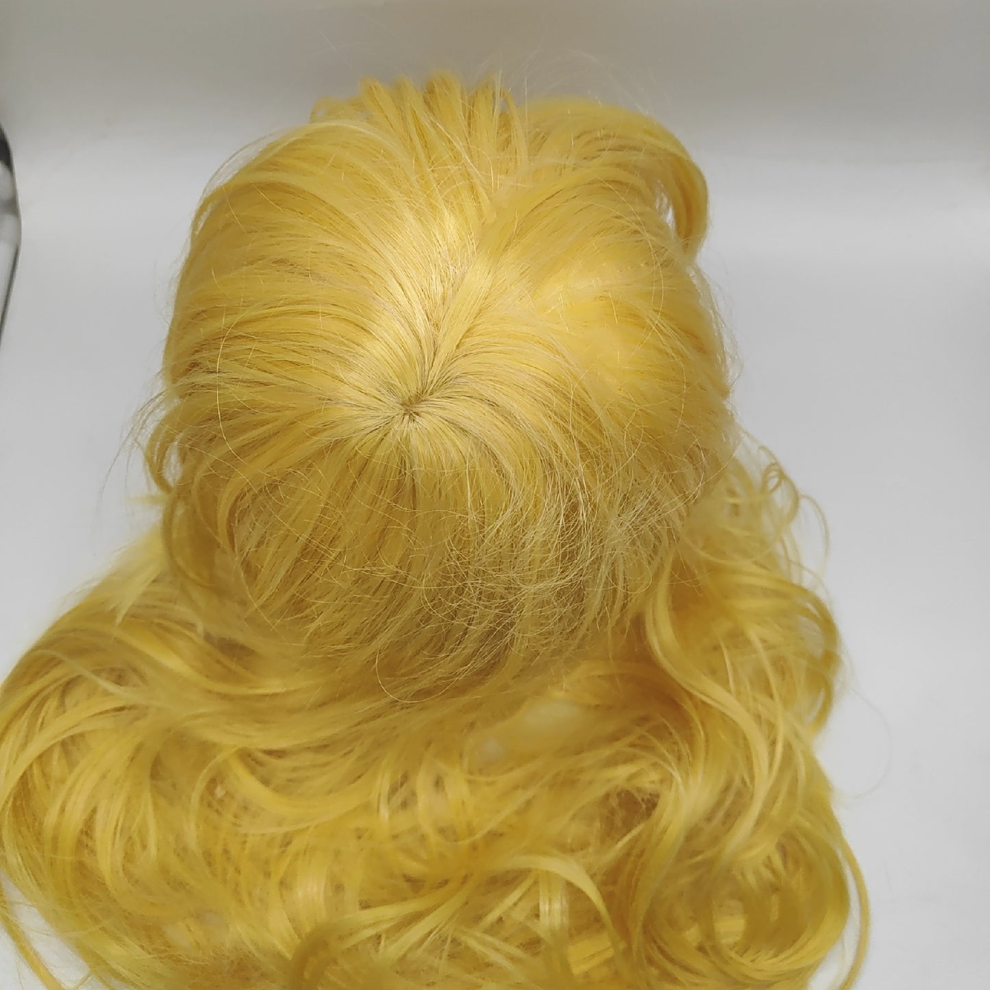 animacoser Prinzessin Peach Perückenkostüm-Set mit Krone, Ohrringen und Handschuhen