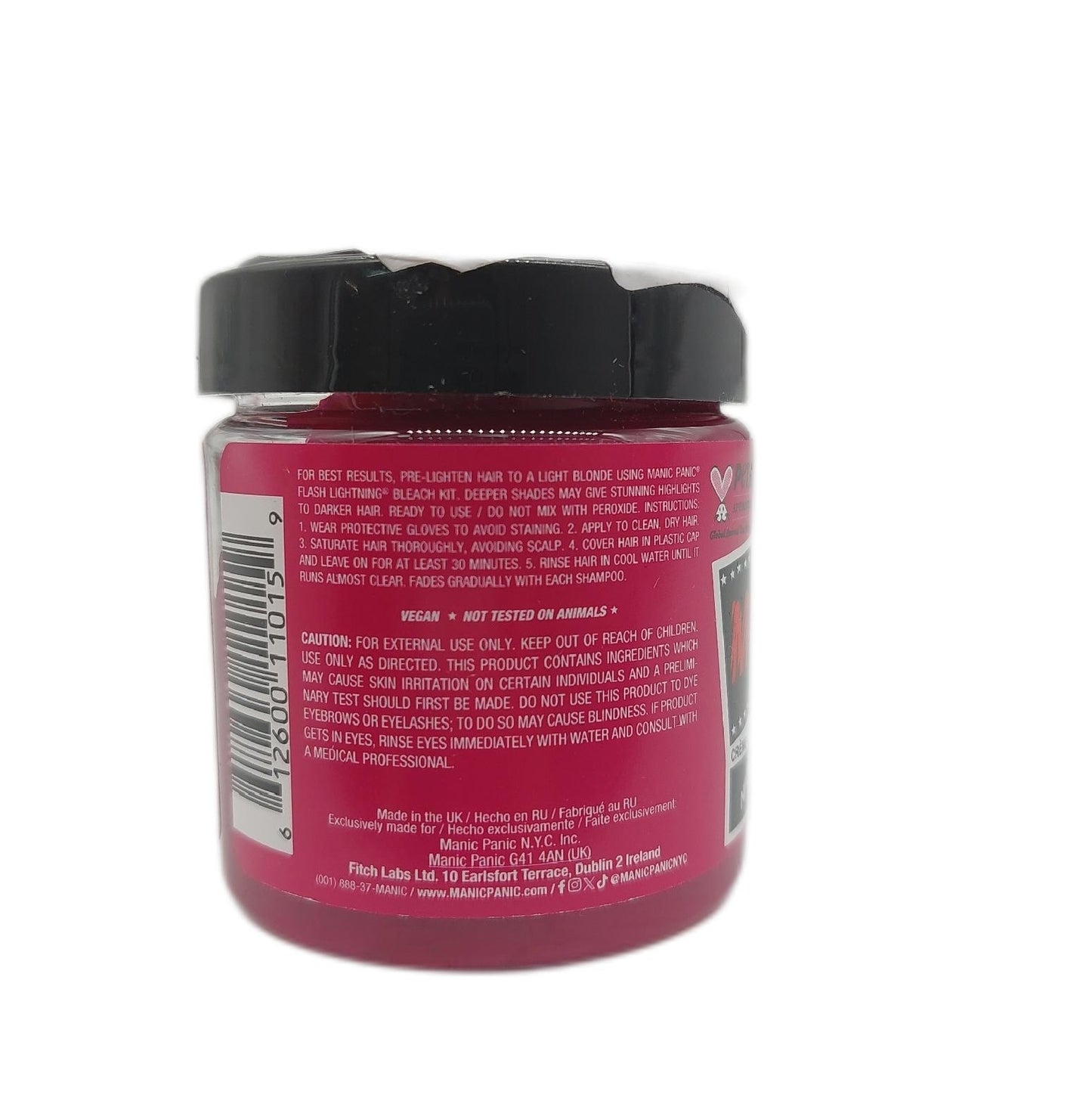 Manic Panic Haartönung Haarpflege Hot Hot Pink Classic Creme Vegan Tierversuchsfrei