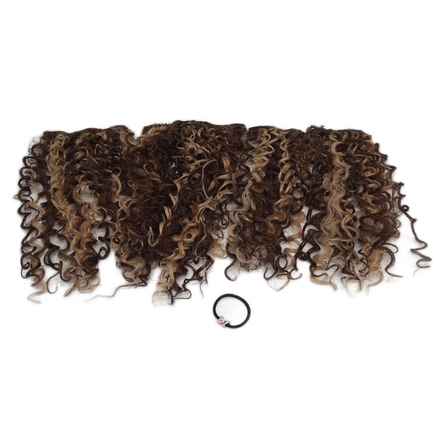FLUFYMOOZ 4er-Pack Clip-in-Haarverlängerungen aus 100 % reinem Seidenproteinhaar