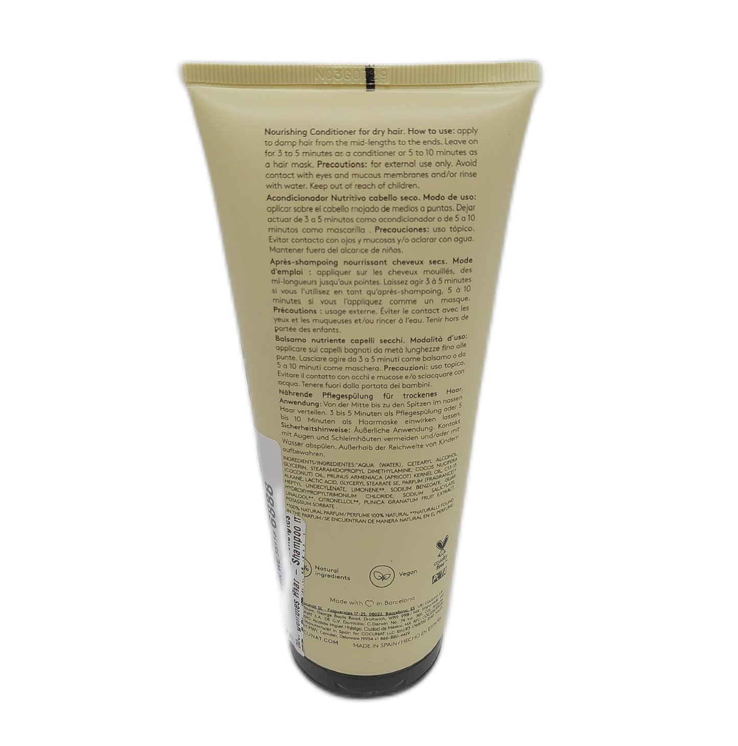 COCUNAT Shampoo Haarpflege Trockenes lockiges geschädigtes gefärbtes