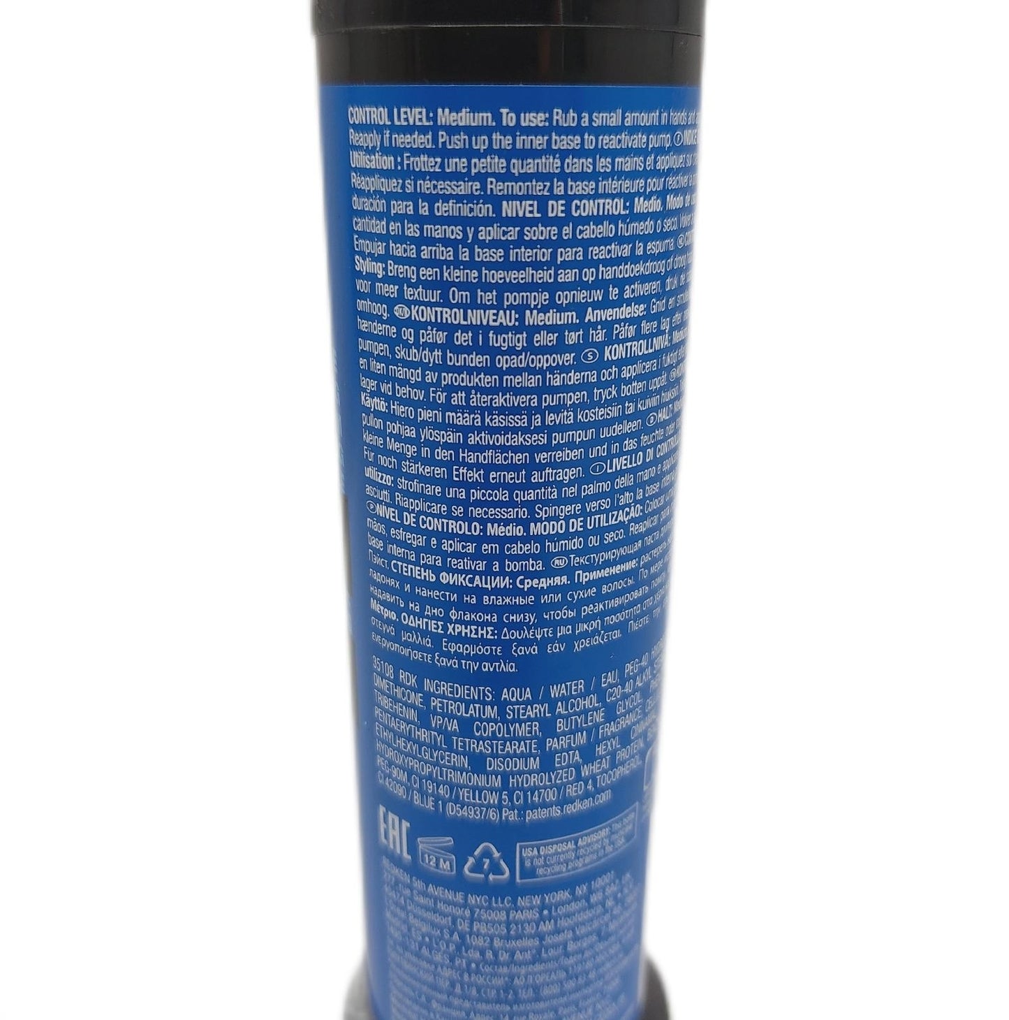 Redken Styling Paste Haarpflege Texturizing Paste Langanhaltende Definition Form Styling