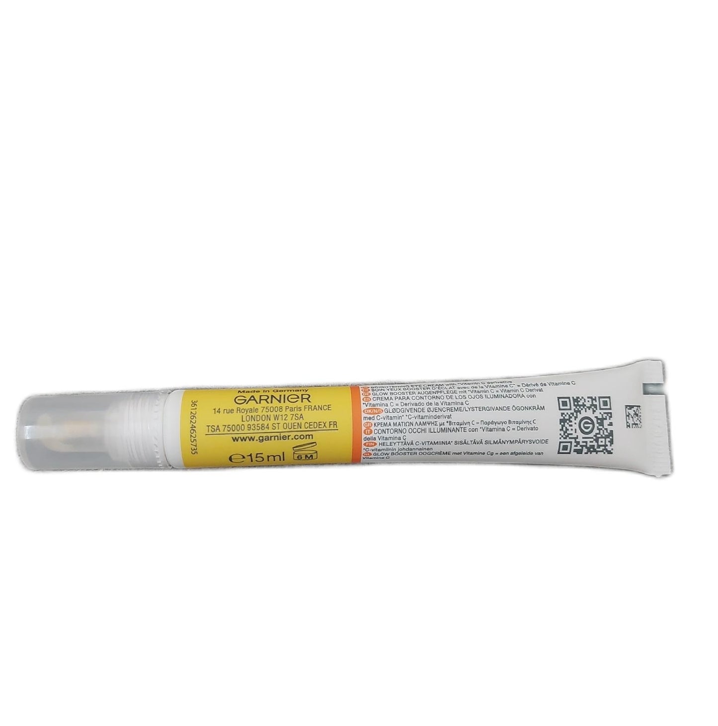 Garnier Serum Vitamin C Augenkontur angereichert Vitamin C Niacinamid Koffein