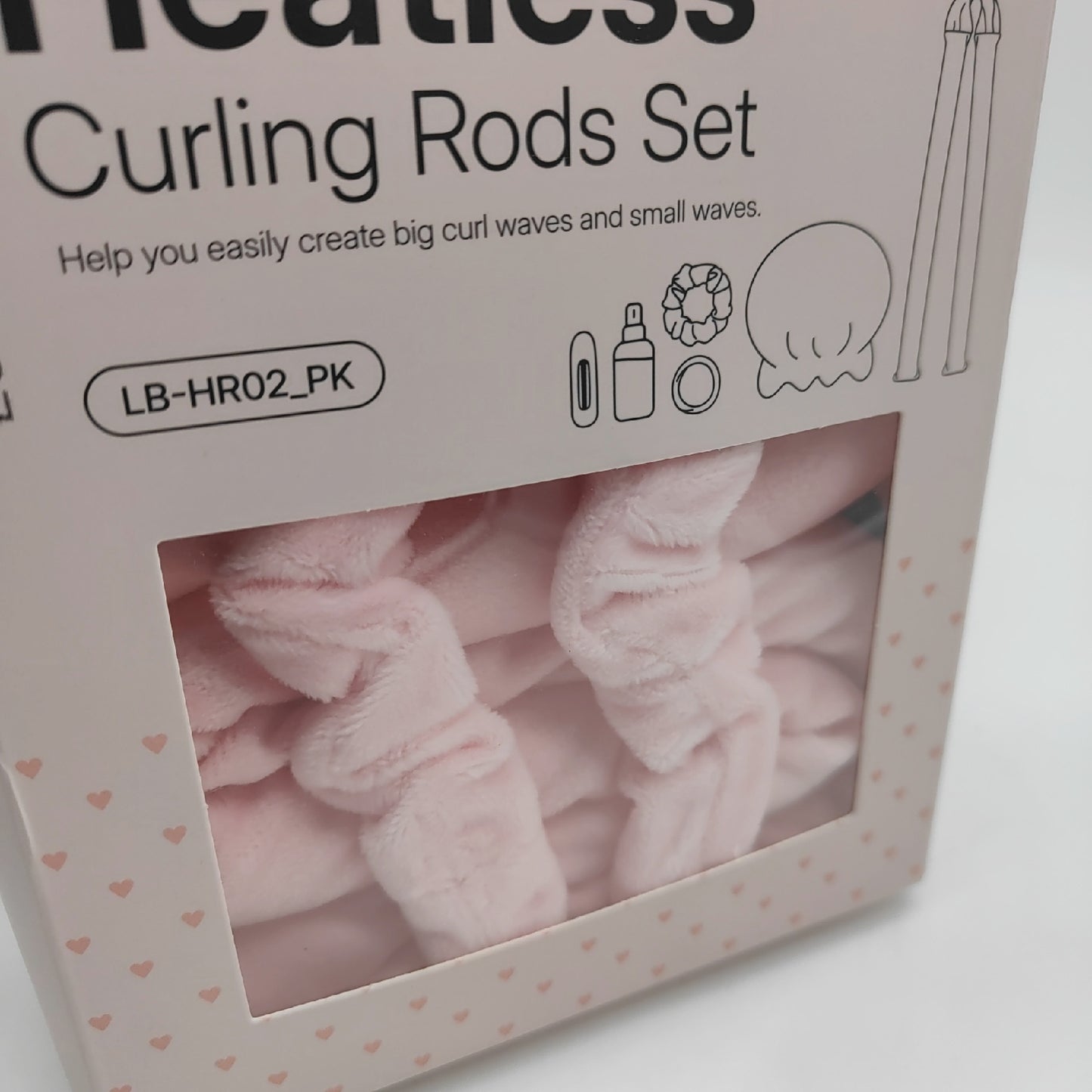 LitBear Lockenstäbe Haarstyling Zubehör Lockenwickler 2 Größen für die Nacht