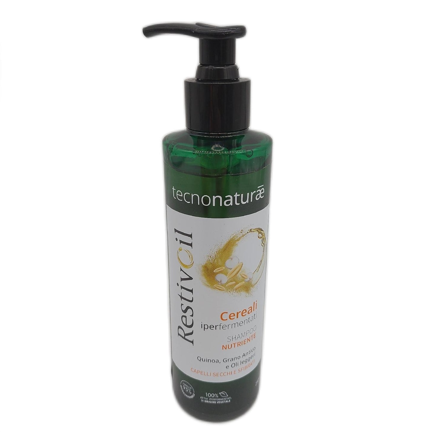 RestivOil Tecnonaturae Nährendes Shampoo für trockenes und geschädigtes Haar Cerealien Körper