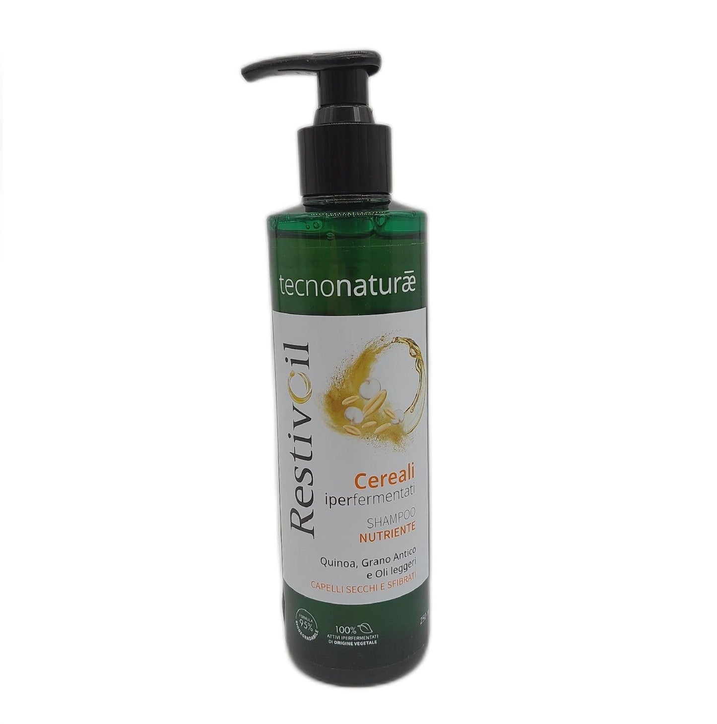 RestivOil Tecnonaturae Nährendes Shampoo für trockenes und geschädigtes Haar Cerealien Körper