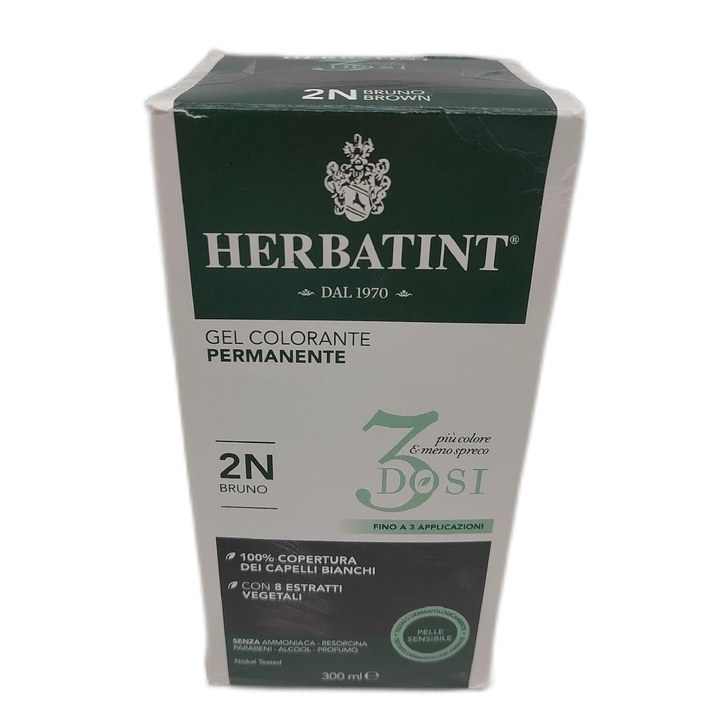 Herbatint Haarfarbe Haarpflege 2N Braun Ammoniakfrei Sanfte Anwendung für Haare