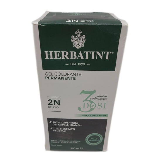 Herbatint Haarfarbe Haarpflege 2N Braun Ammoniakfrei Sanfte Anwendung für Haare