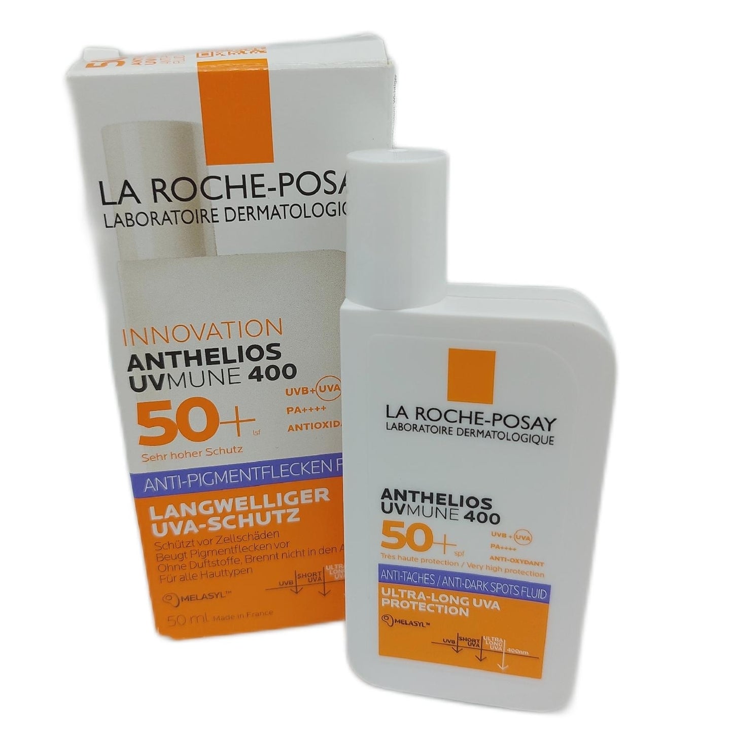 La Roche Posay Sonnenschutz Gesichtspflege Anti Pigmentierungs Spot Fluid LSF 50 Plus