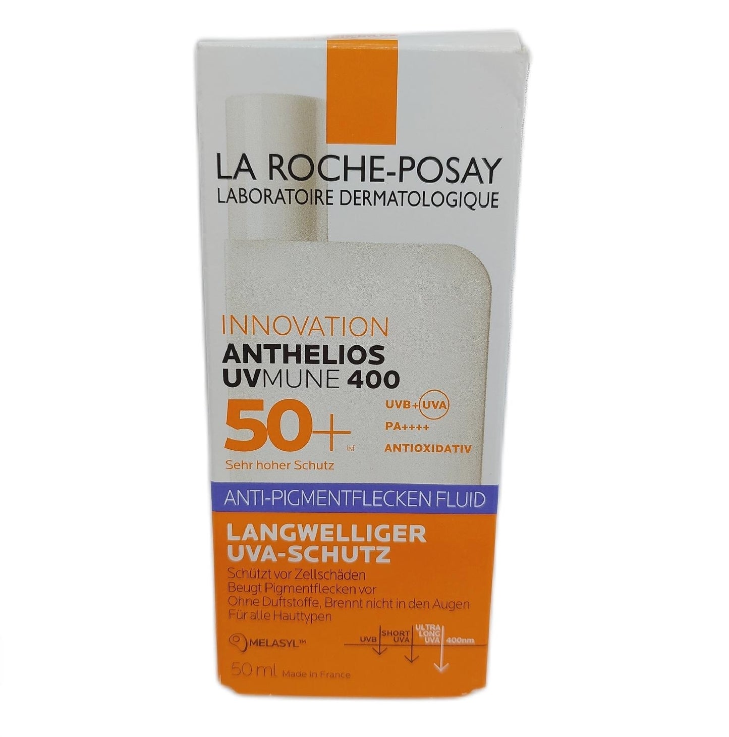 La Roche Posay Sonnenschutz Gesichtspflege Anti Pigmentierungs Spot Fluid LSF 50 Plus