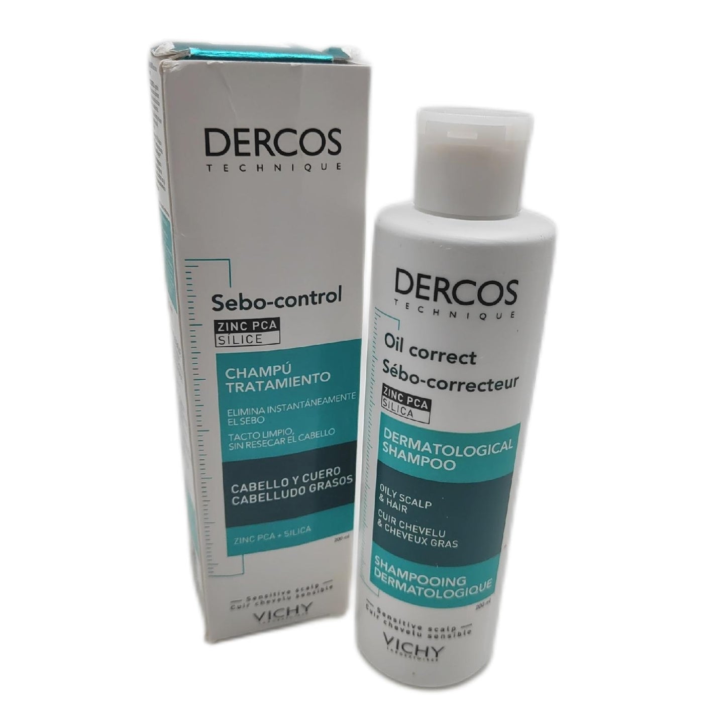 Vichy Shampoo Haarpflege Sebum Control Treatment Shampoo für fettige Kopfhaut Reinigung intensiv