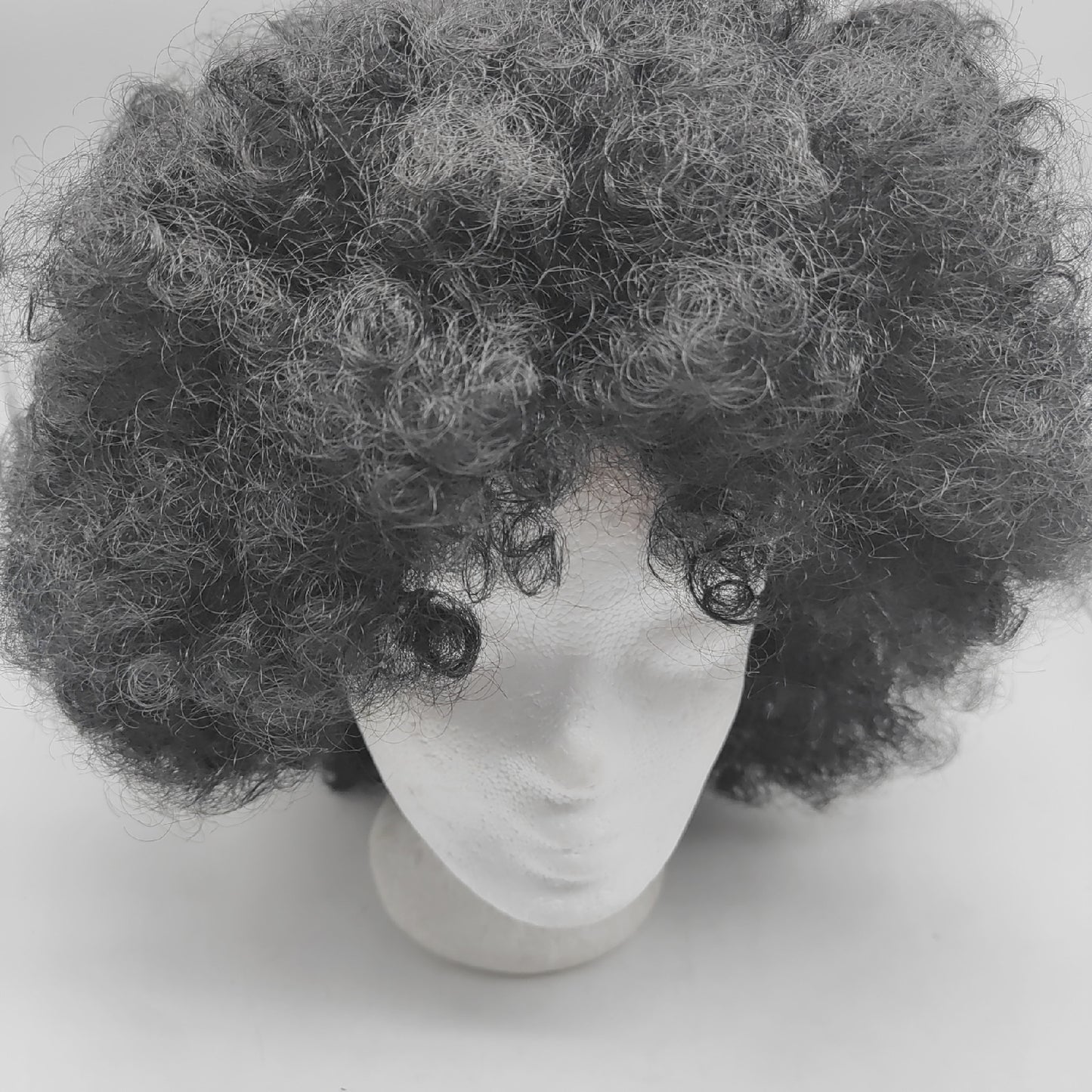 CoCrowns 70er-Jahre-Afro-Perücke schwarze Haare Locken schwarz