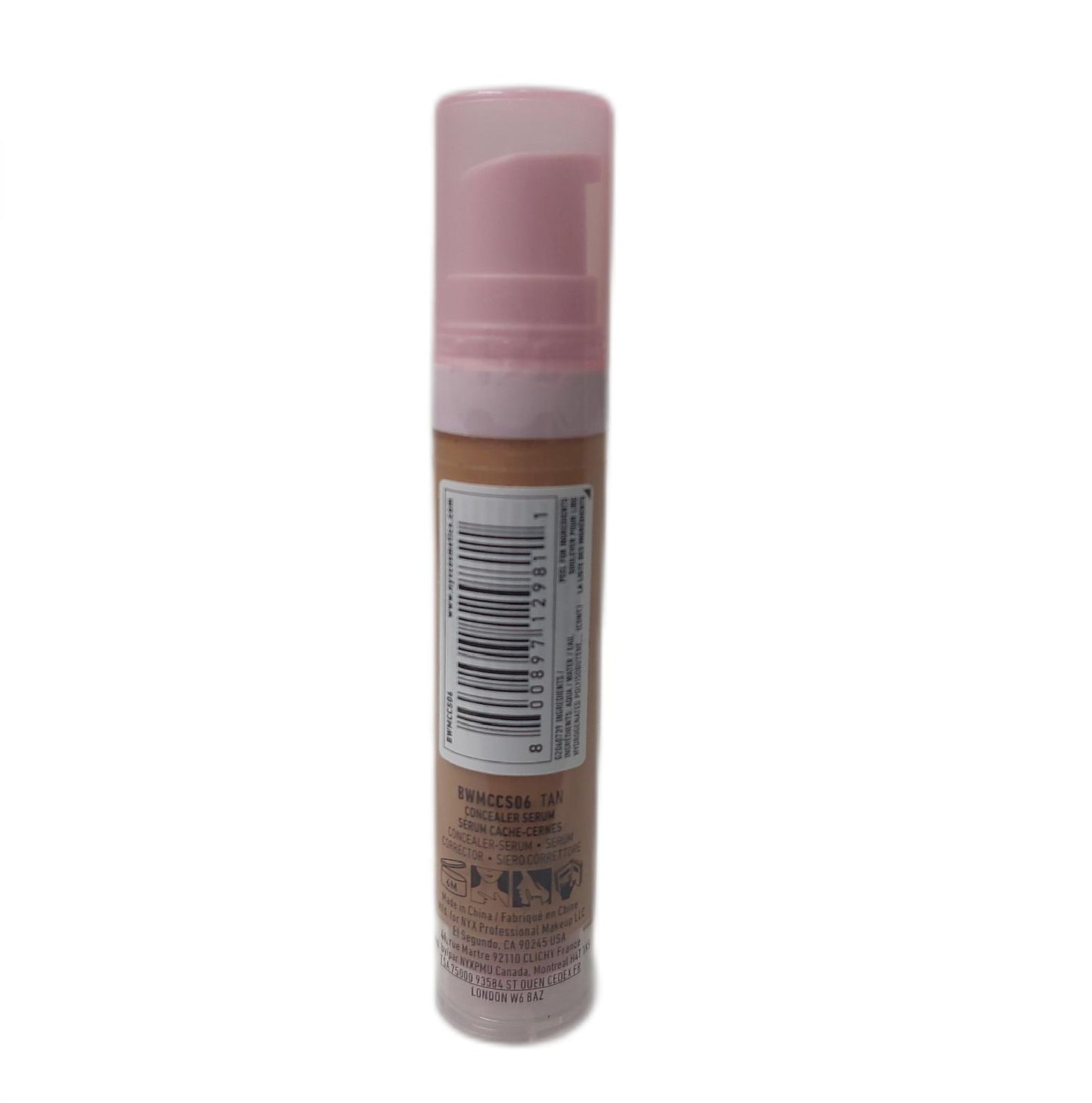 NYX Concealer Makeup Kosmetik Bare With Me Mittlere Deckkraft Natürliches Finish Serum