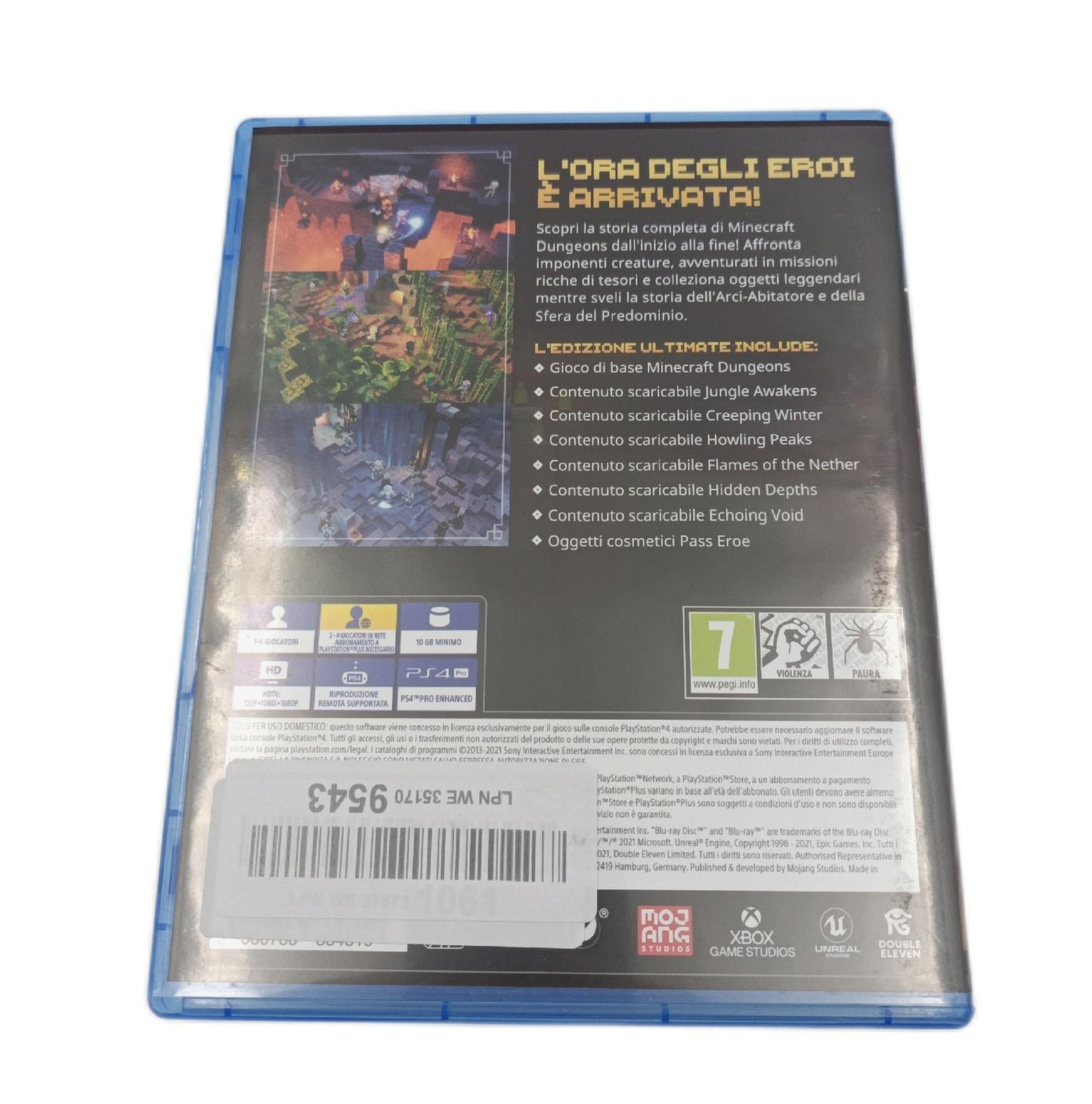 U&I Entertainment Minecraft Dungeons Ultimate Edition PS4 USK 12