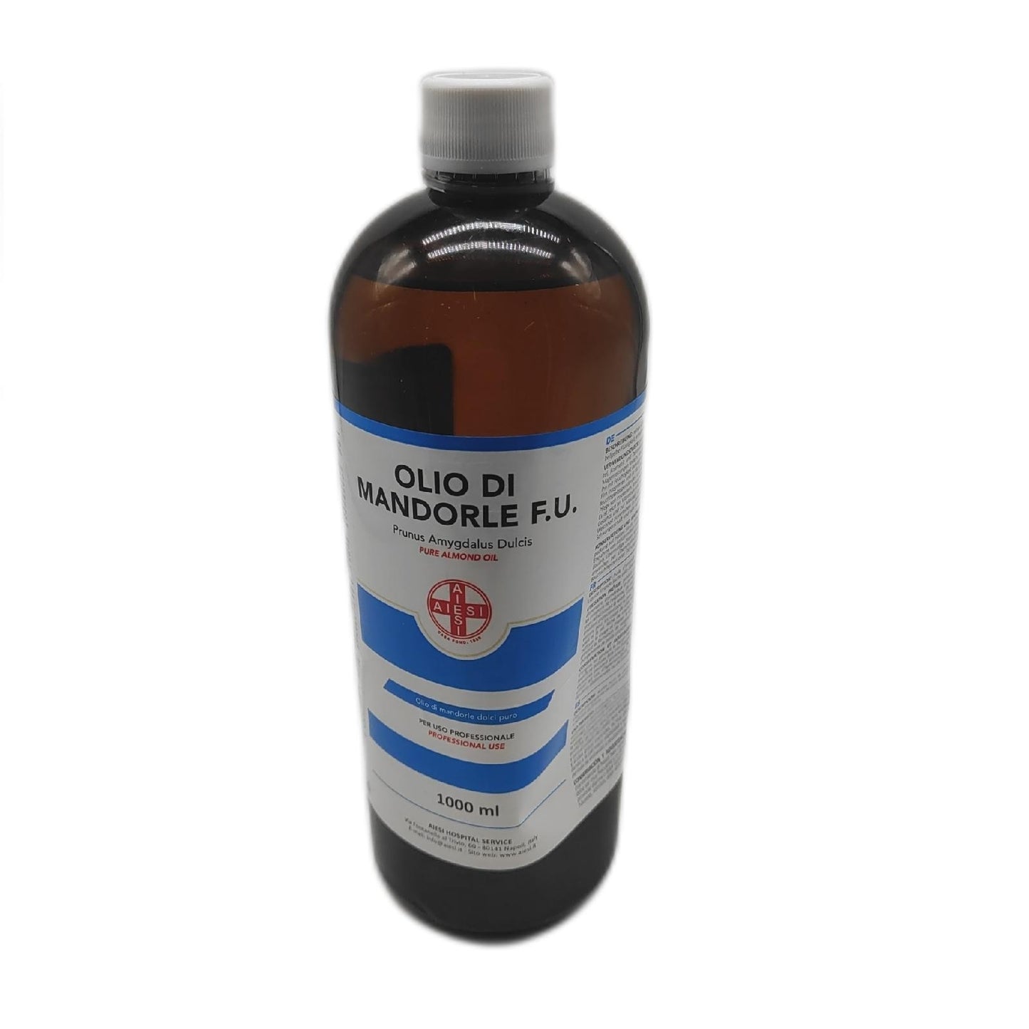 AIESI Süßmandelöl F.U. 100% rein kaltgepresst Flasche mit 1