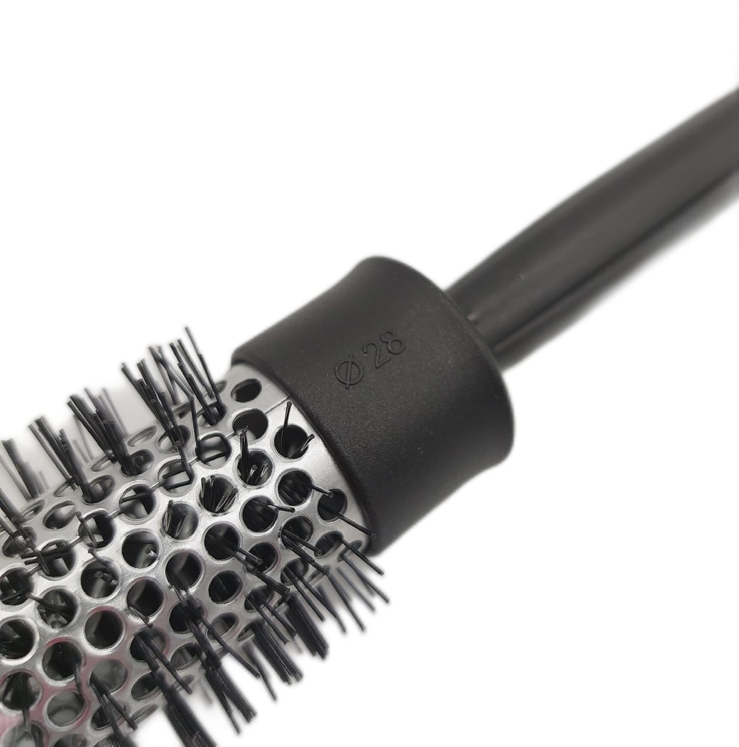 Termix professionelle Haarbürste. Thermische Rundhaarbürste Aluminiumrohr um die