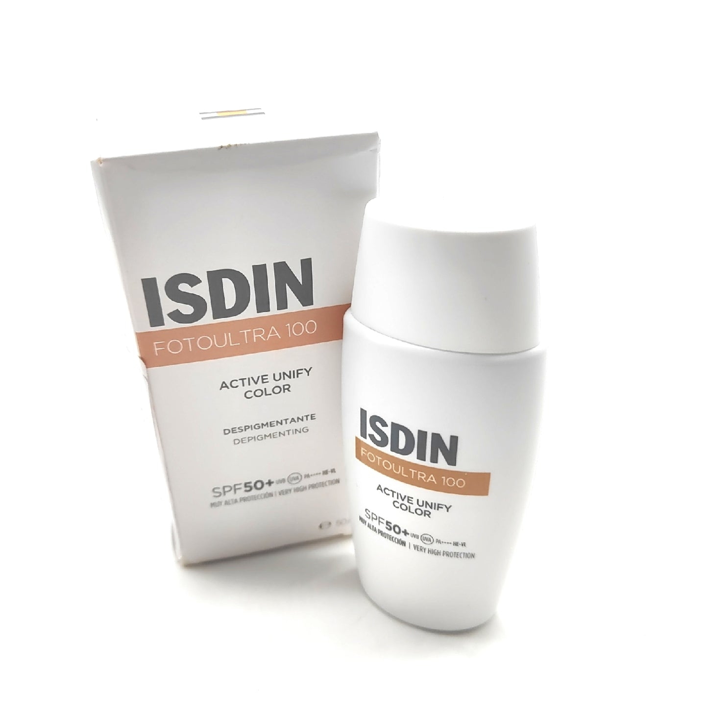 ISDIN Sonnenschutz Creme Gesichtspflege FotoUltra100 Active Unify Color SPF 50 Plus Schutz