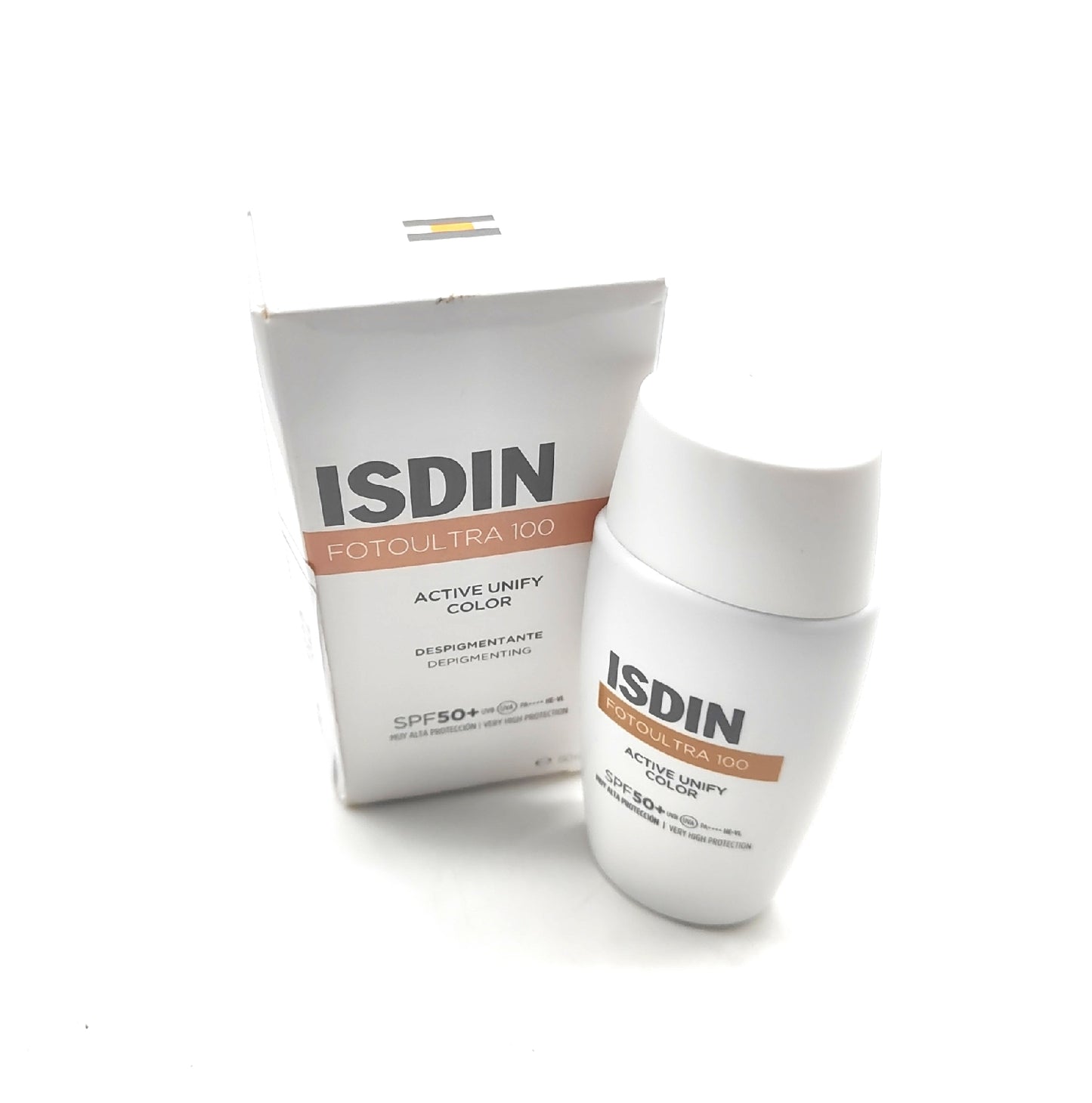 ISDIN Sonnenschutz Creme Gesichtspflege FotoUltra100 Active Unify Color SPF 50 Plus Schutz