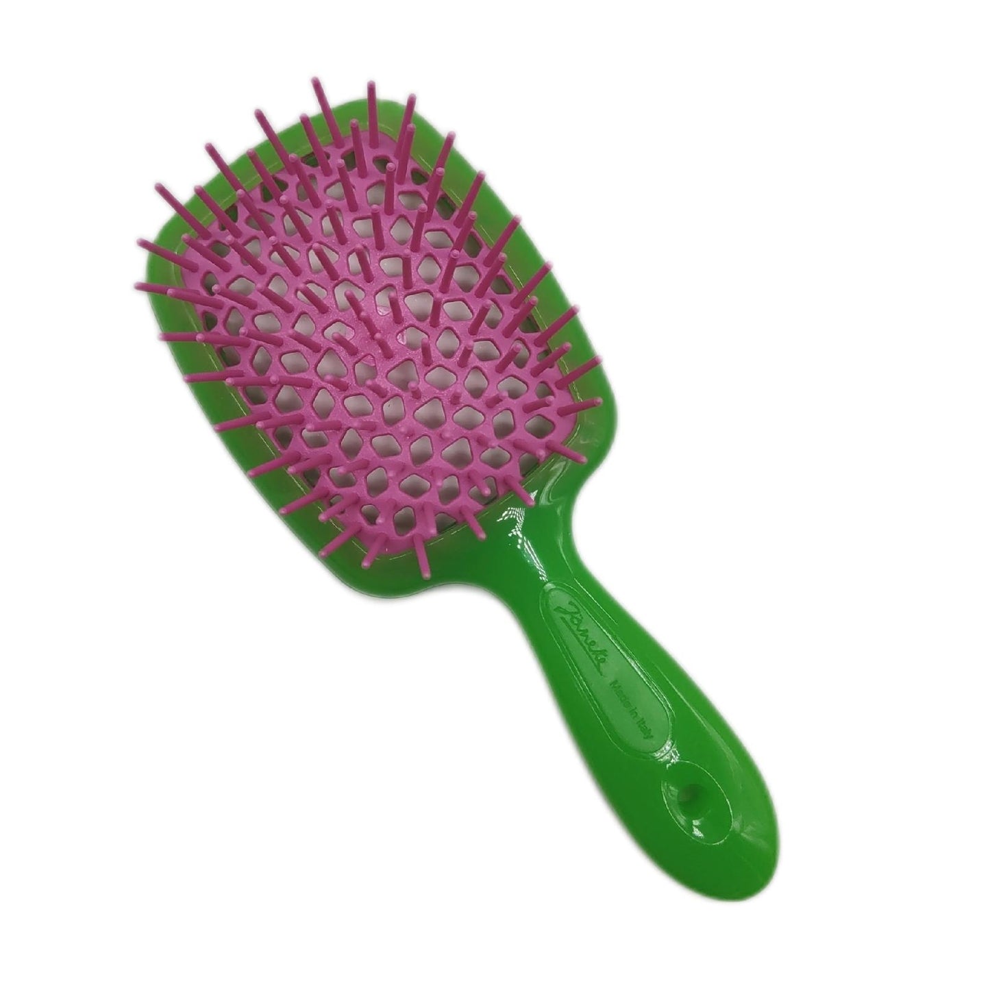 Jäneke SUPERBRUSH SMALL Körperbürste Grün Lockiges Fuxia Haarpflege Styling Trend