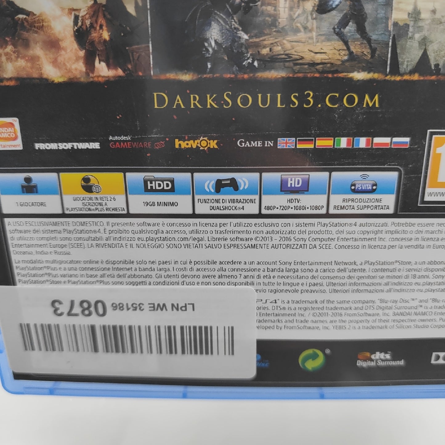 Dark Souls III PlayStation 4 PlayStation-Spiele