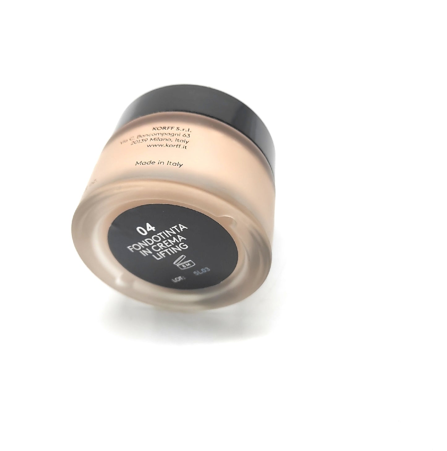 Korff Lifting Effect Cream Foundation mittlere bis hohe Deckkraft ohne Verpackung
