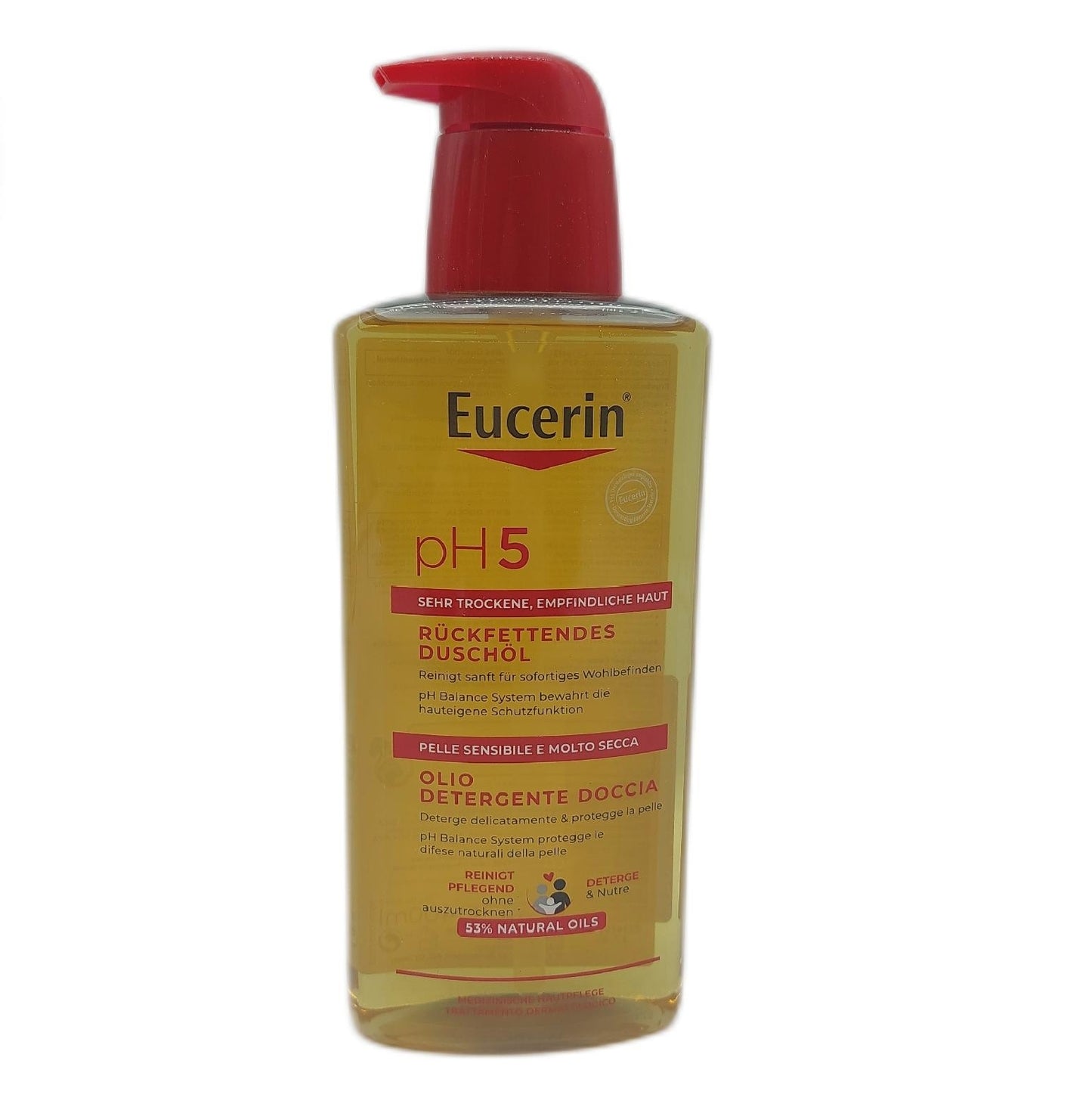 Eucerin Duschreinigungsöl Körperpflege pH5 400 ml sanfte Reinigung