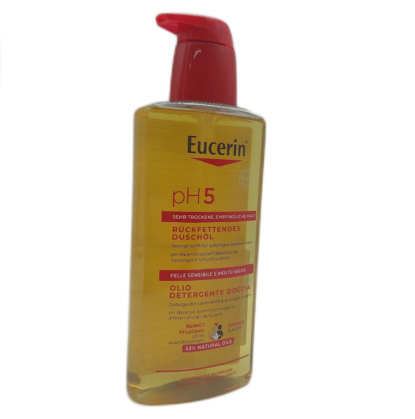 Eucerin Duschreinigungsöl Körperpflege pH5 400 ml sanfte Reinigung